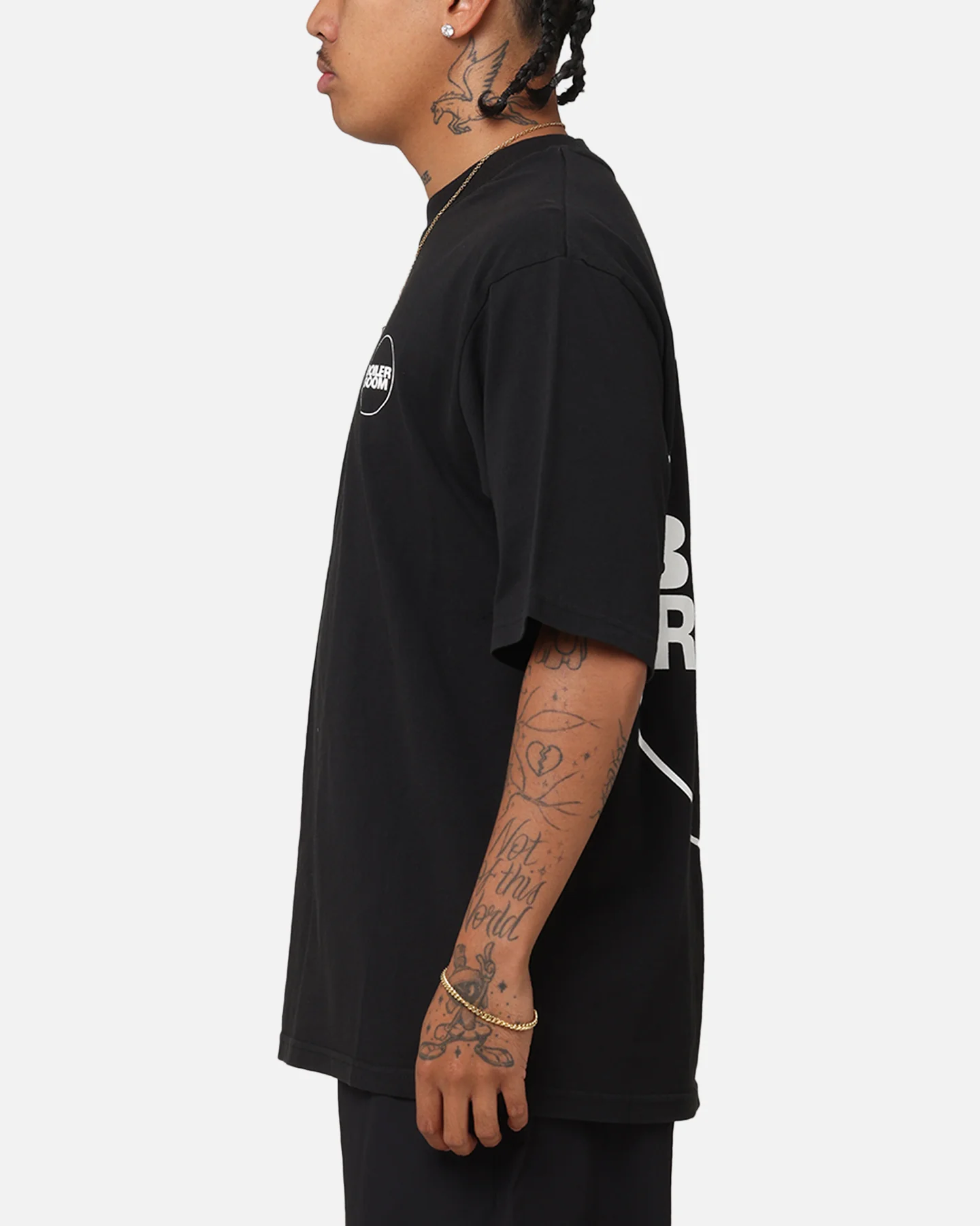 Boiler Room Core Logo T-Shirt Black - Image 6