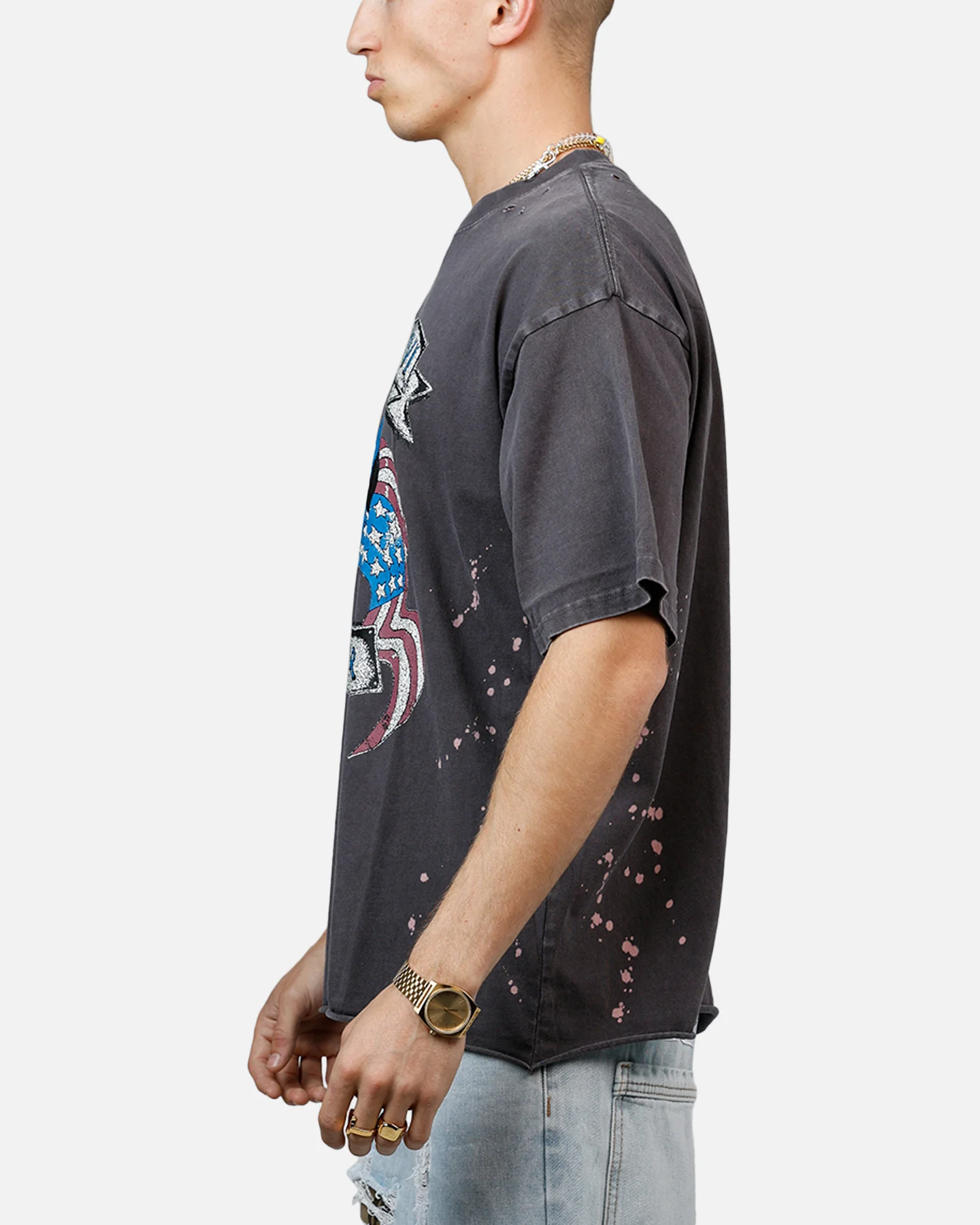 Bravado Bon Jovi Forever T-Shirt Washed Black - Image 5