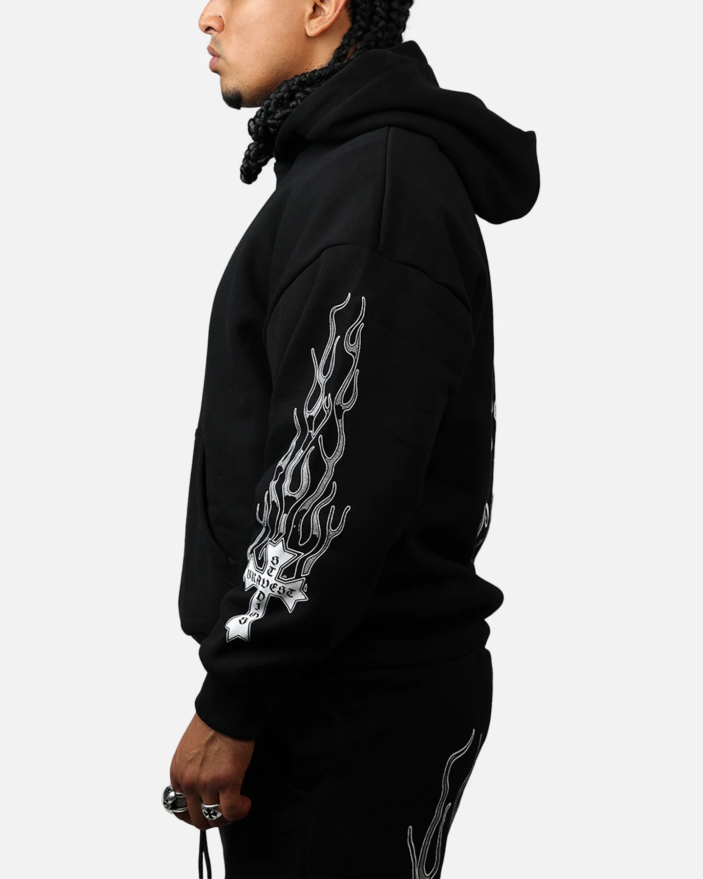 Bravest Eternal Hoodie Black - Image 5