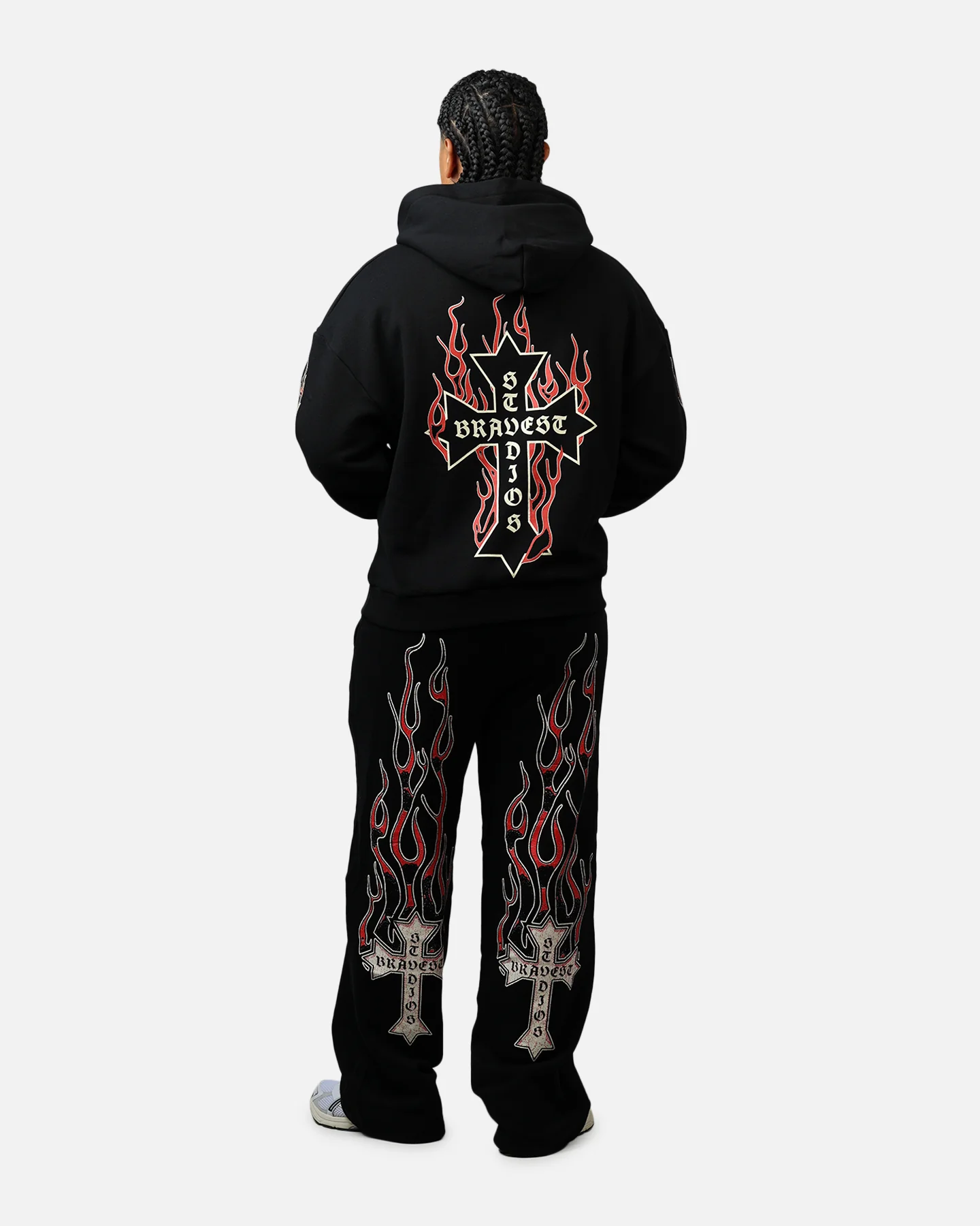 Bravest Eternal Hoodie Black/Red - Image 6