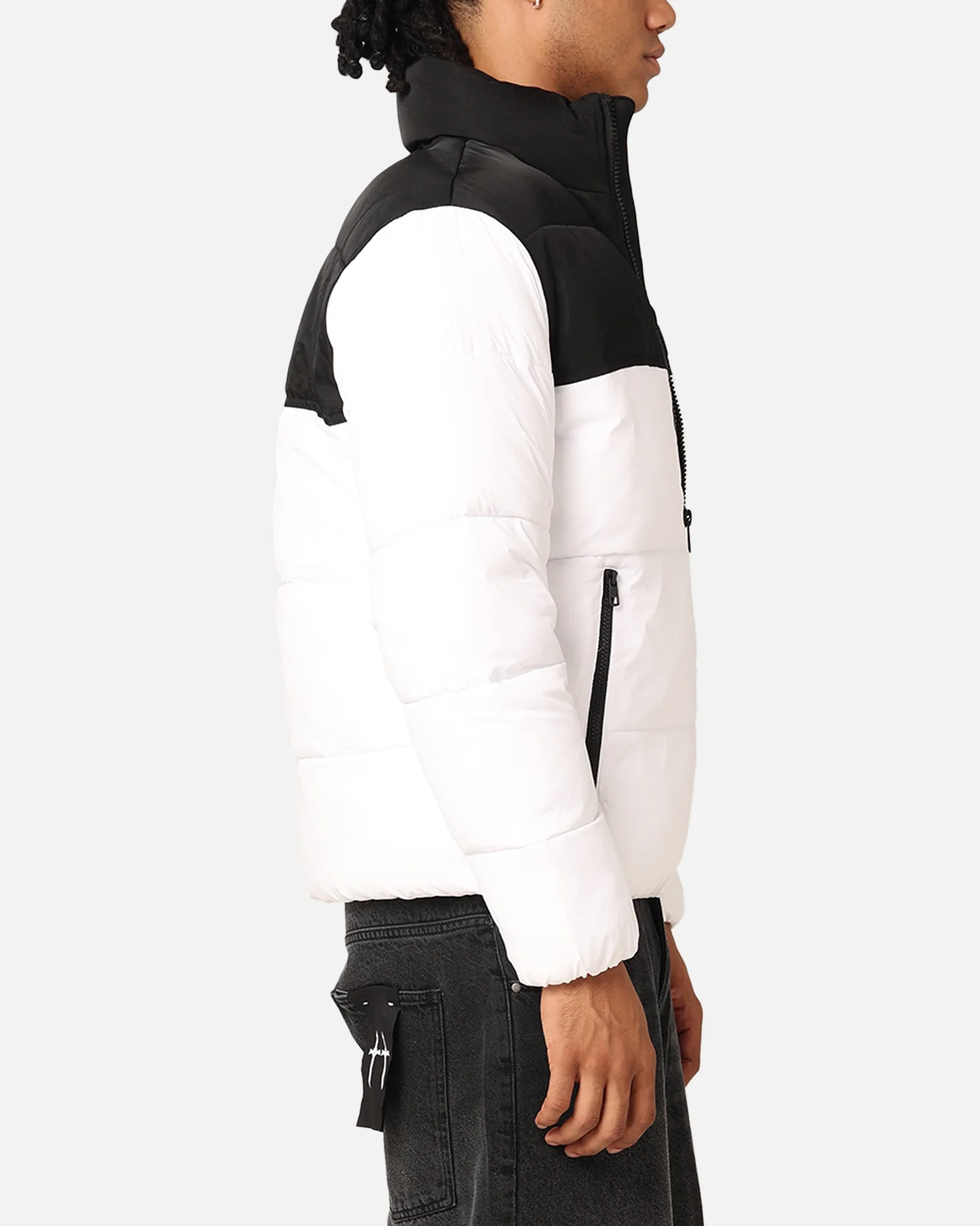 Calvin Klein Blocking Puffer Jacket Bright White - Image 5