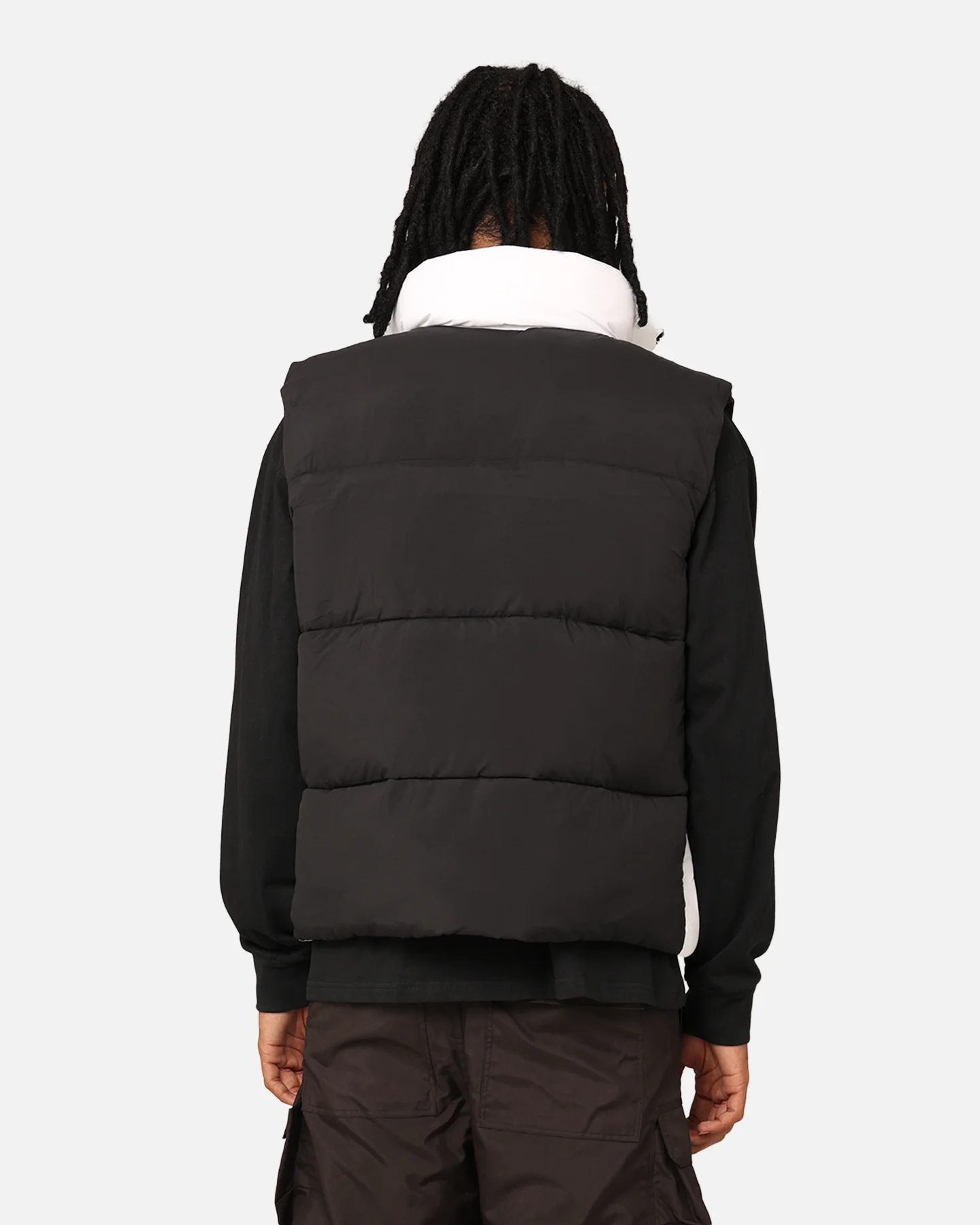Calvin Klein Blocking Vest Bright White/Black - Image 4