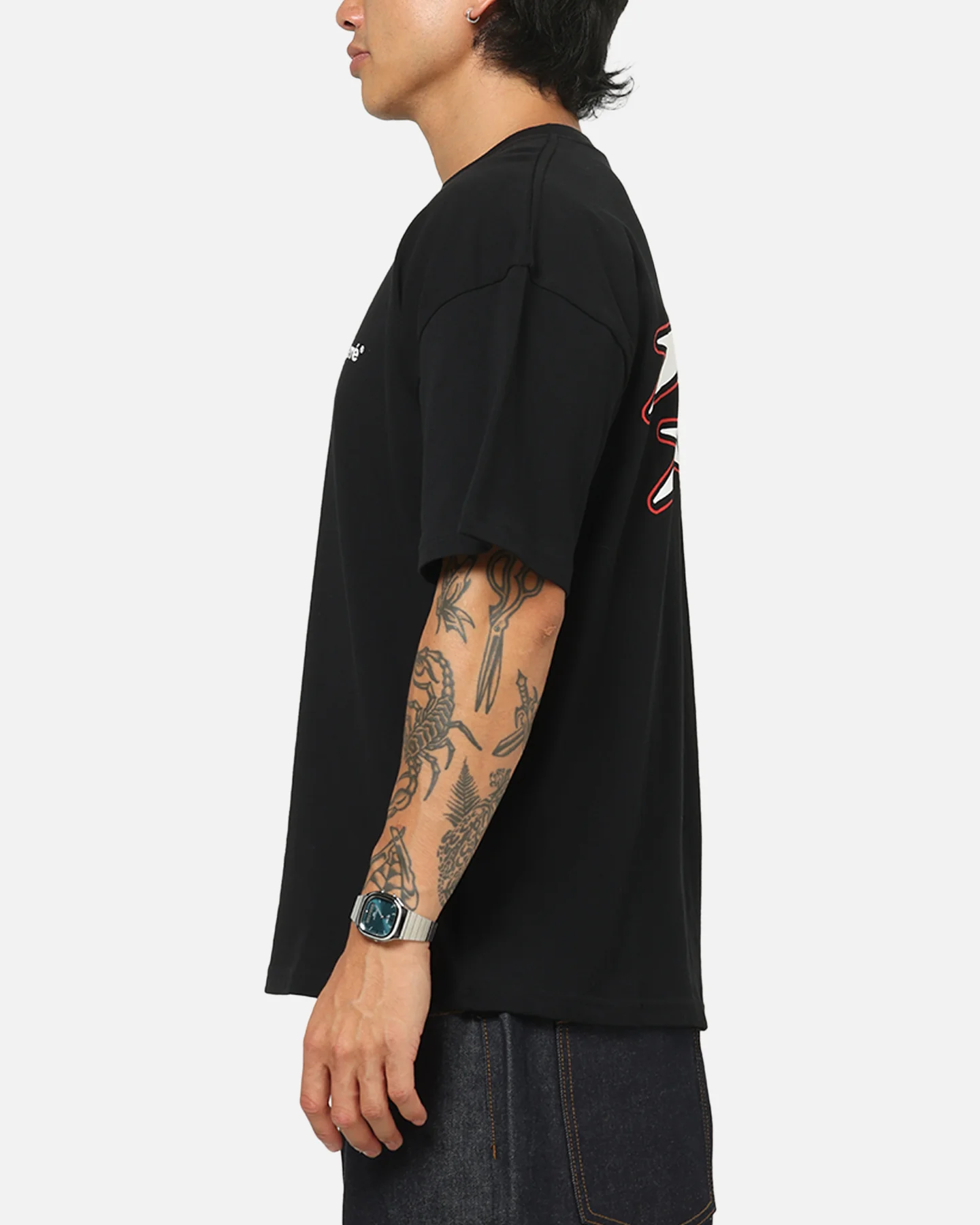 Carre 5 Star T-Shirt Black - Image 6