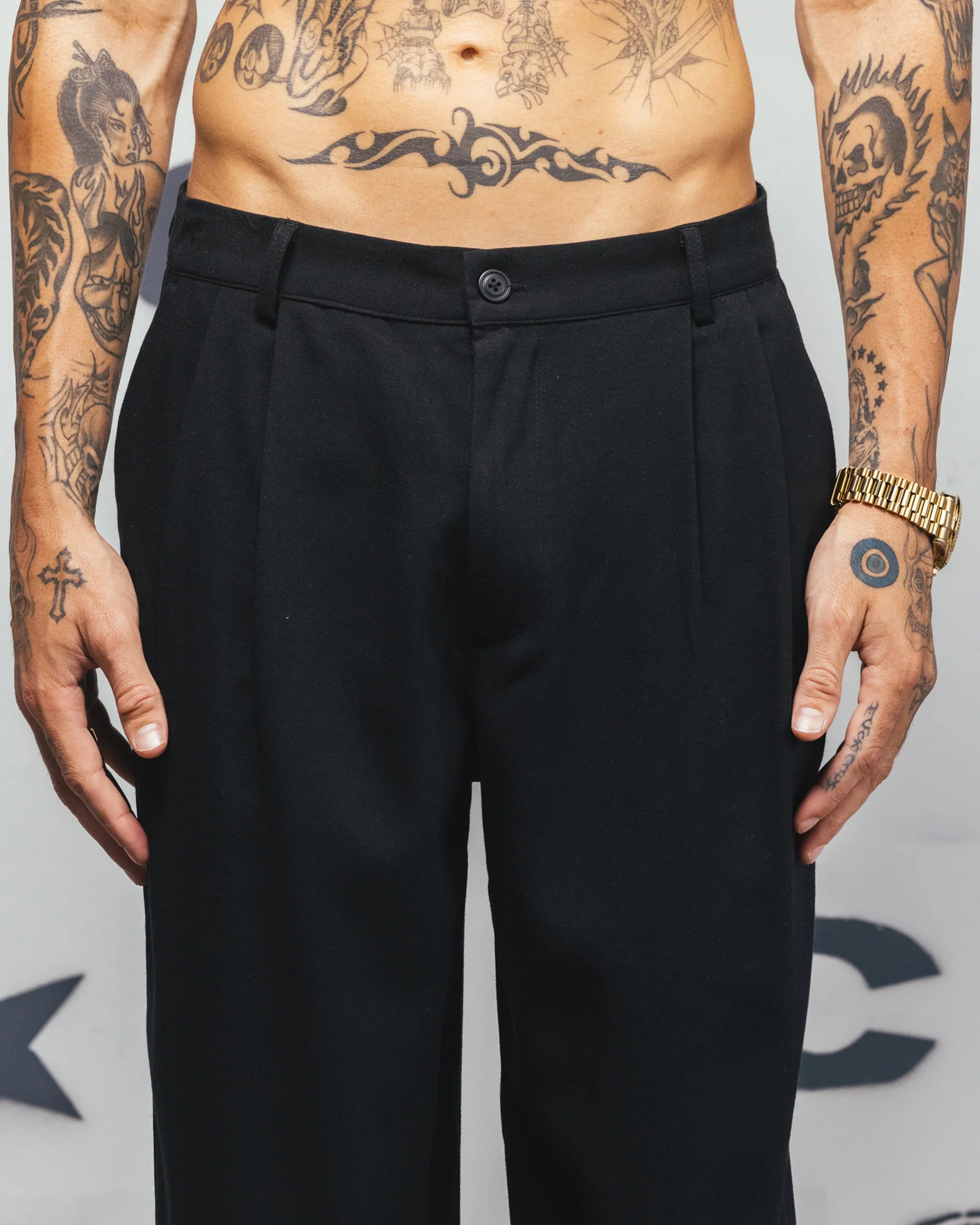 Carre Atlas Wide Leg Pants Black - Image 7