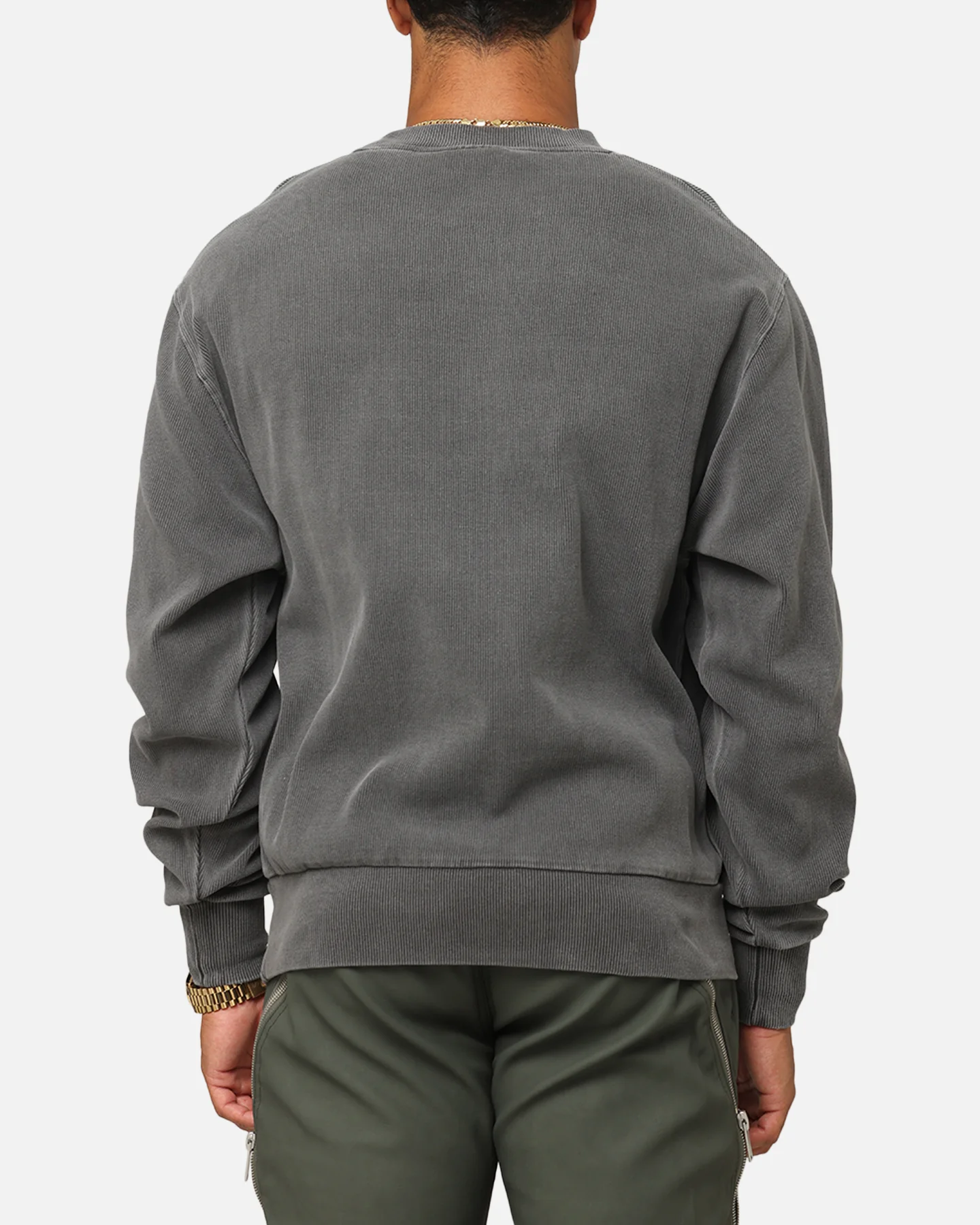 Carre Avenue Ribbed Crewneck Black - Image 3