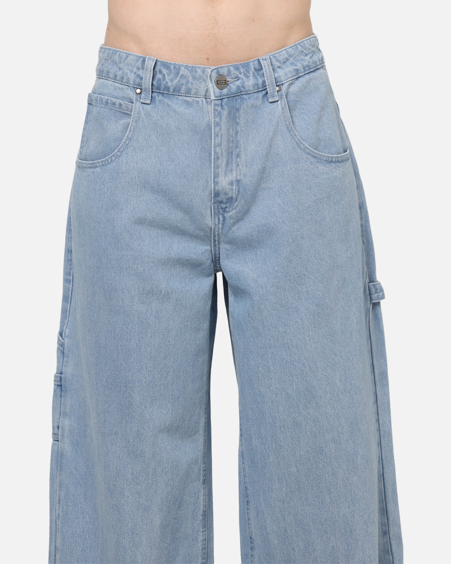 Carre Baggy Carpenter Jeans Light Blue Wash - Image 7