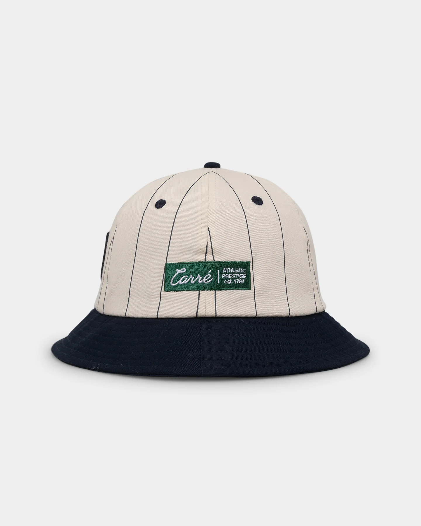 Carre Base Bucket Hat Off White/Navy - Image 2