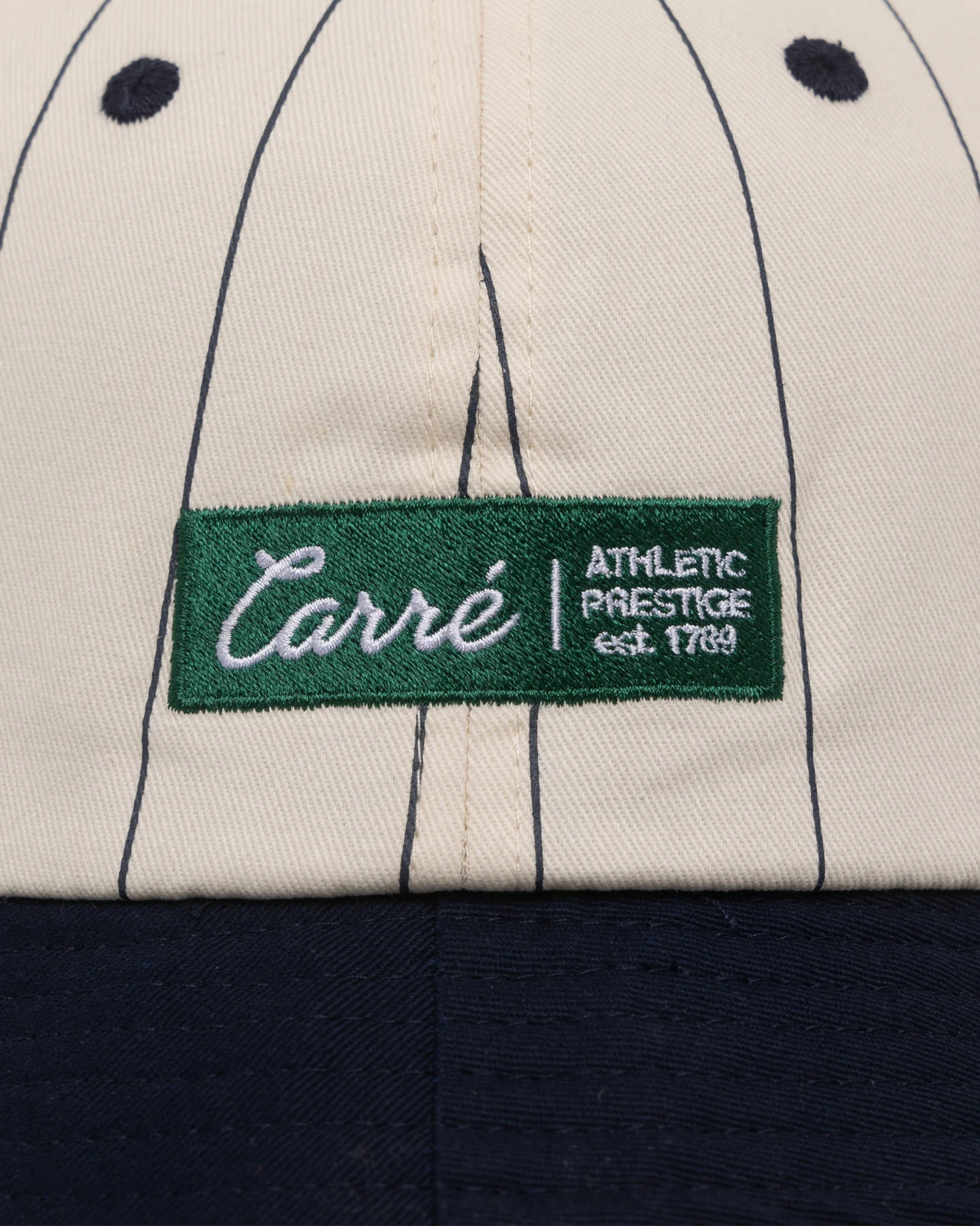 Carre Base Bucket Hat Off White/Navy - Image 6