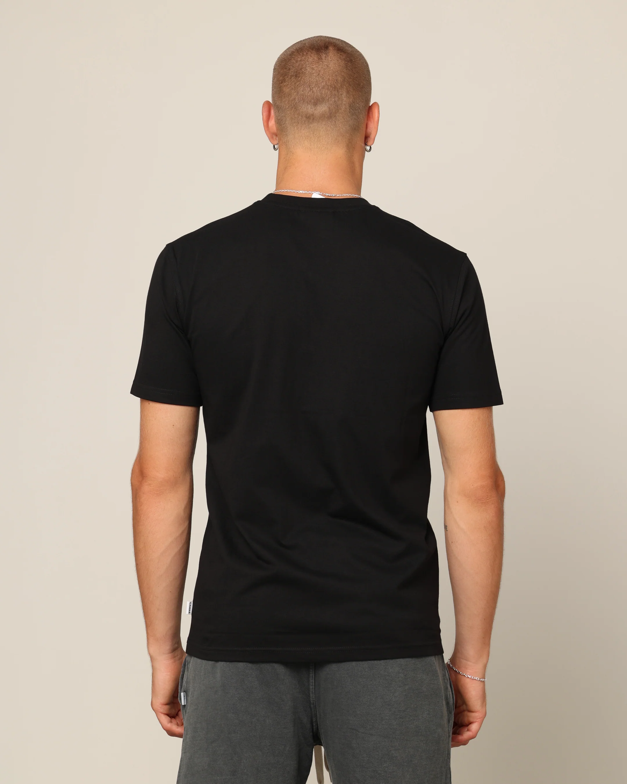 Carré Blanc Form T-Shirt Black - Image 4