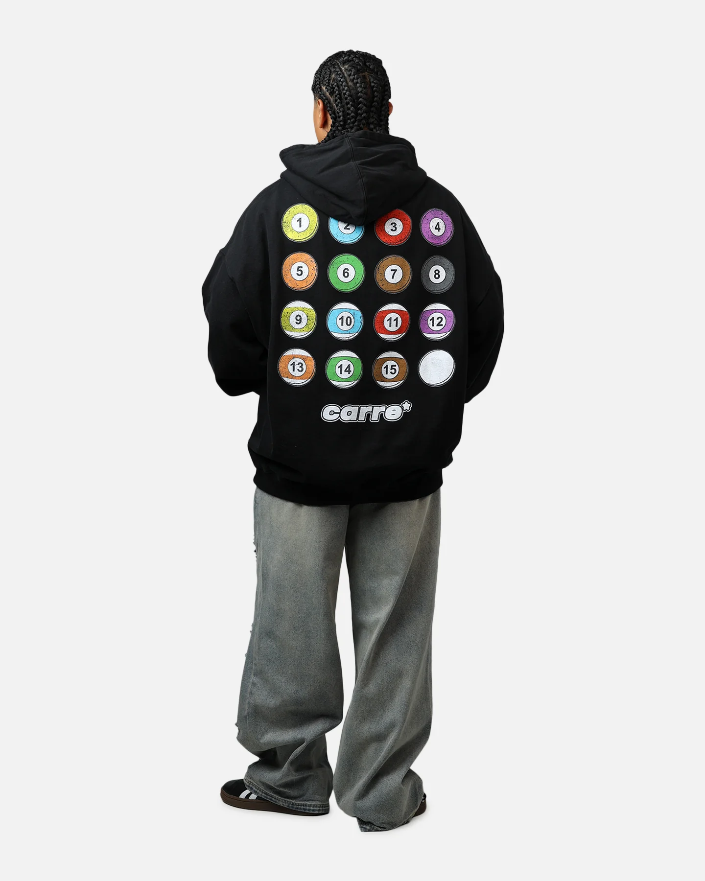 Carre Break Hoodie Black - Image 6