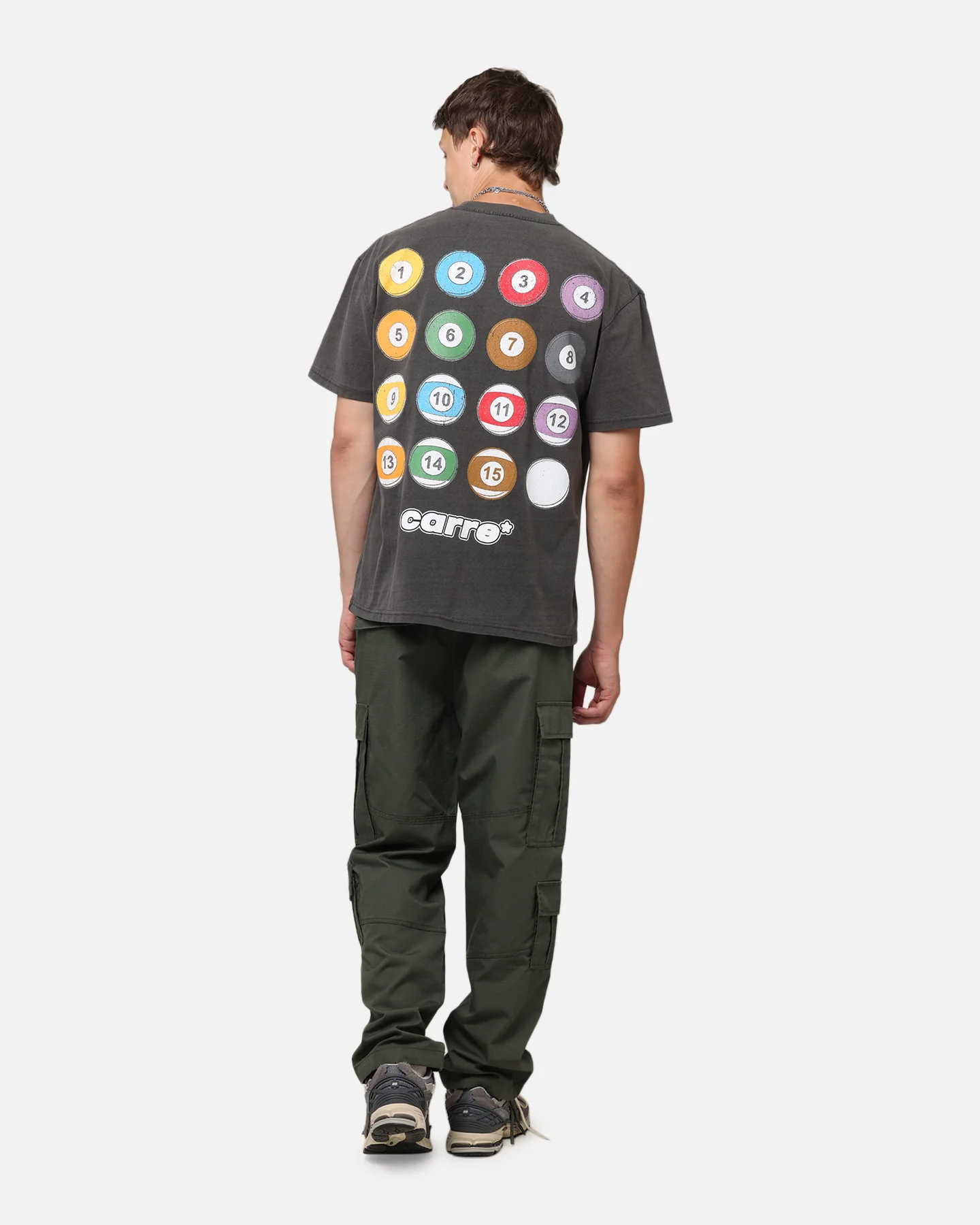 Carre Break T-Shirt Black Wash - Image 3