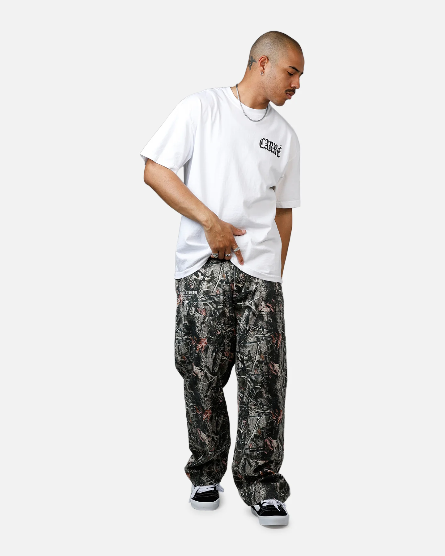 Carre Bulldog Heavyweight T-Shirt White - Image 3