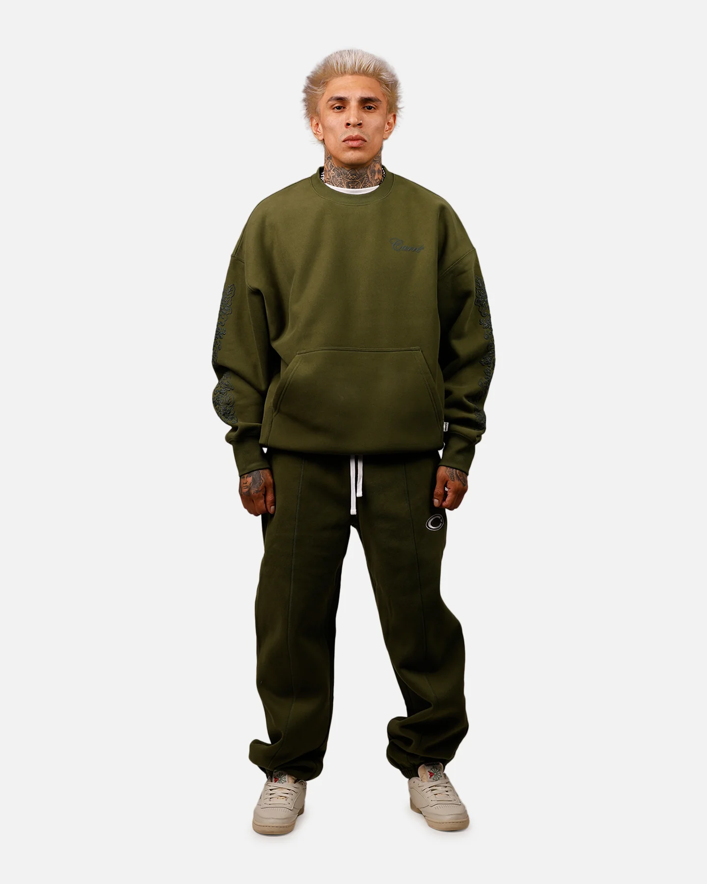 Carre C-Class Sweatpants Forest Green - Image 2