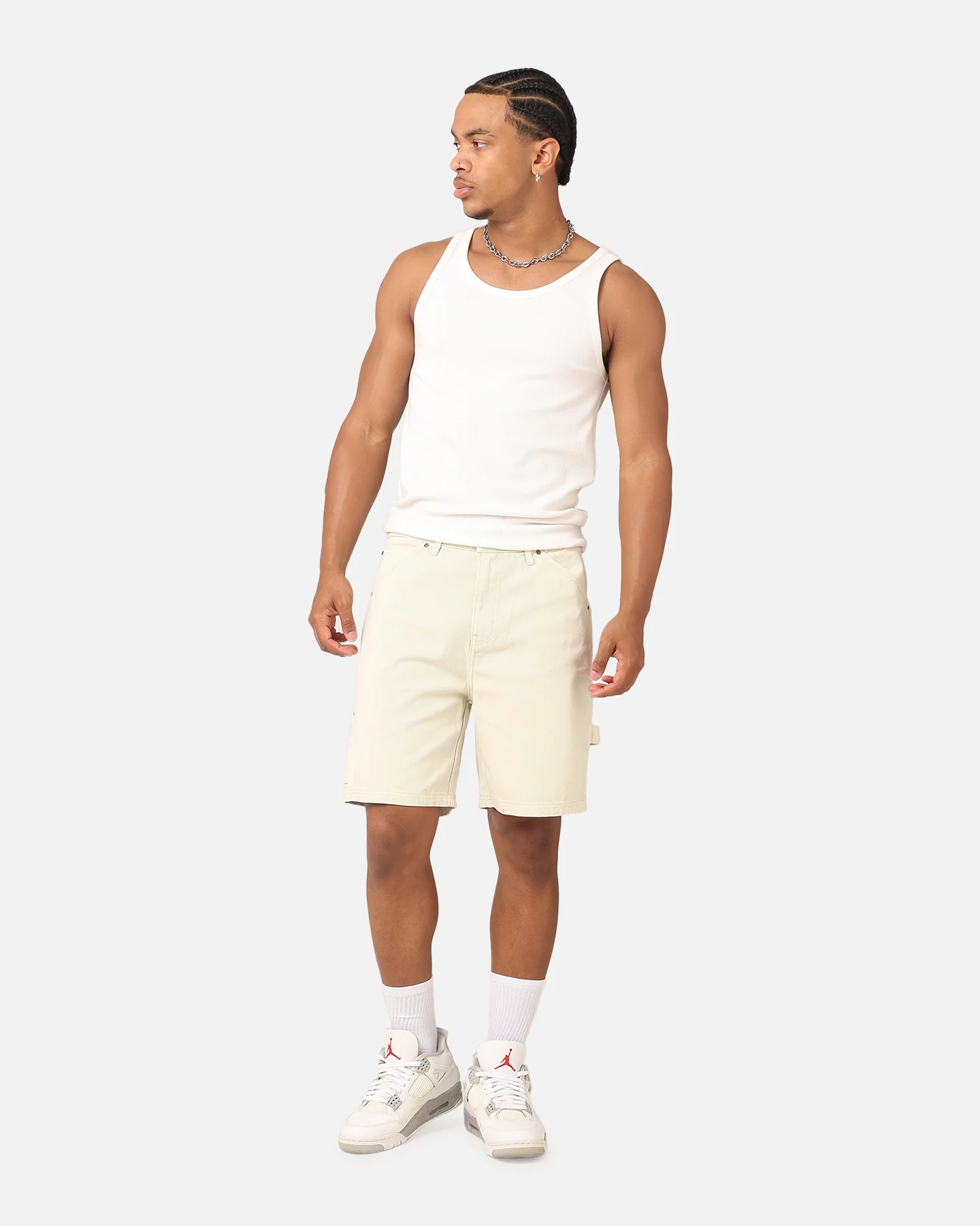 Carre C-Star Denim Shorts Stone - Image 2