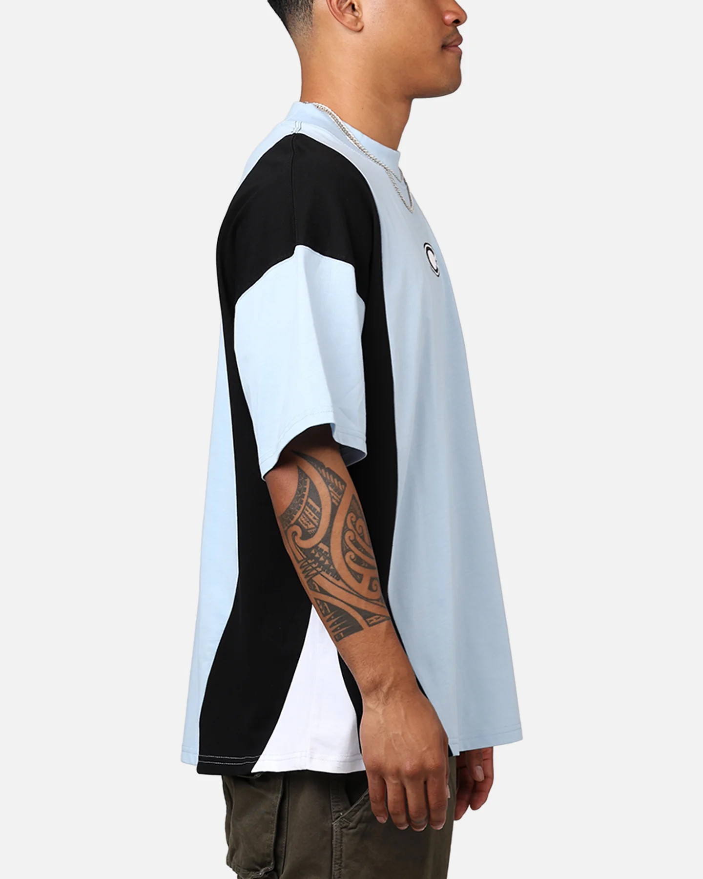 Carre C-Star Oversized T-Shirt Light Blue - Image 4