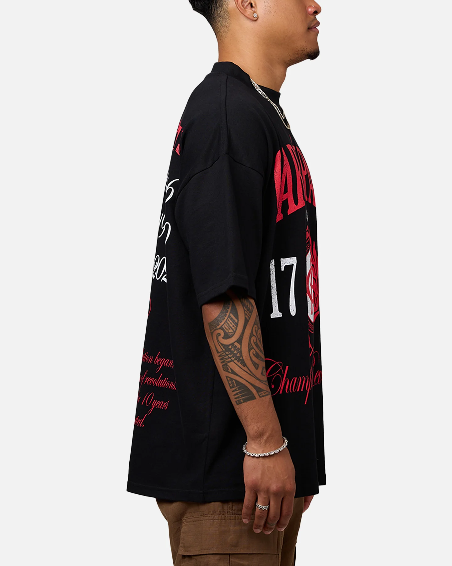 Carre Champs 24 Mock T-Shirt Black - Image 4