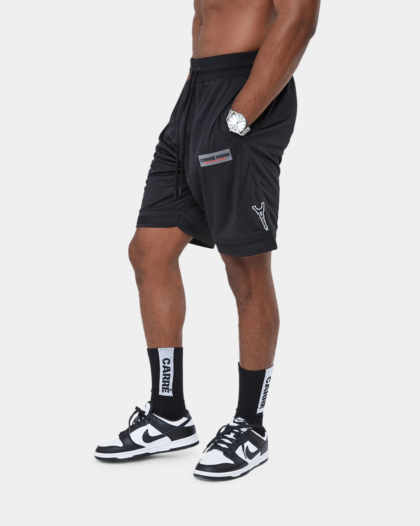 Carre Reflective Champs Ball Shorts Black/Reflective - Image 8