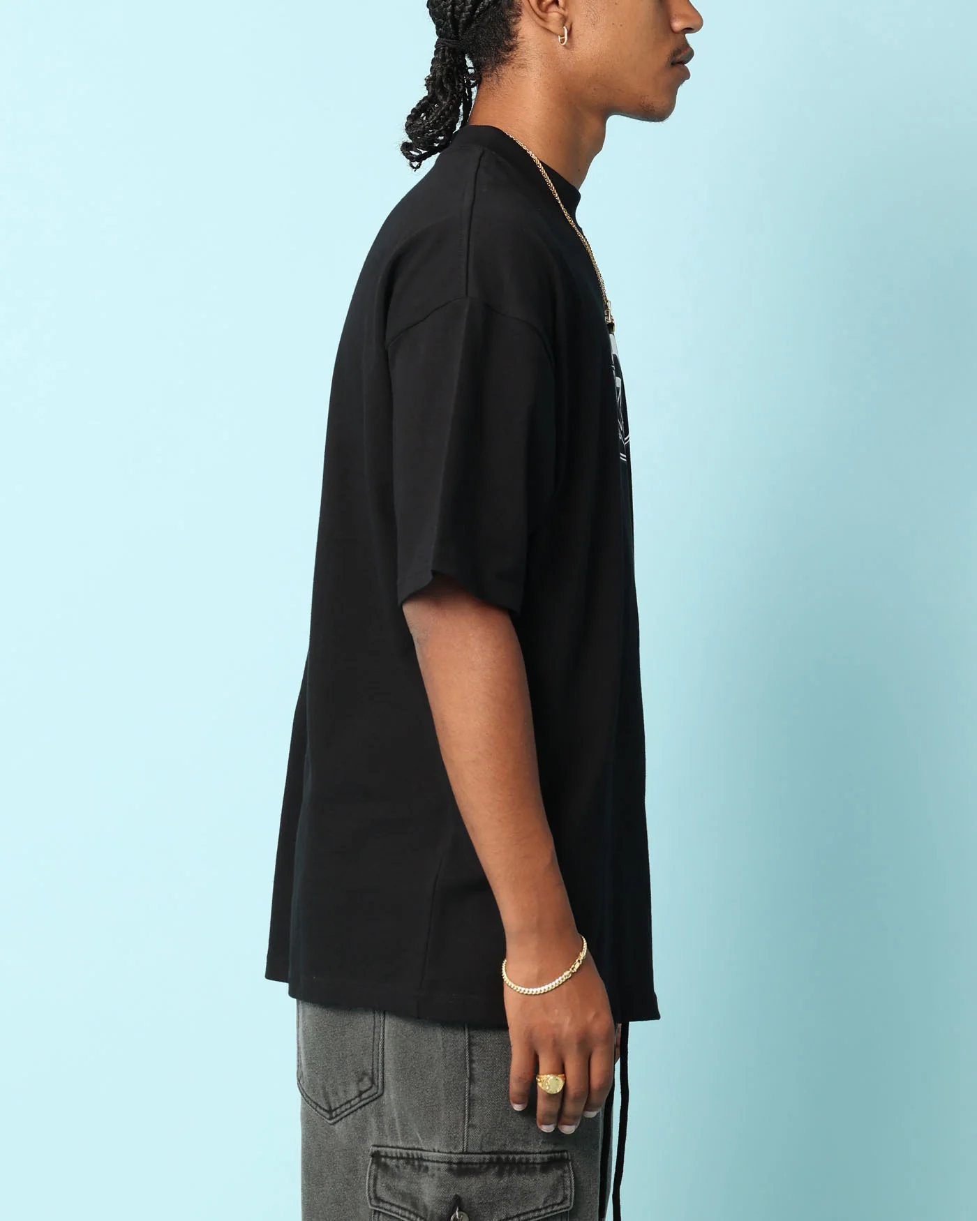 Carré Chromestar Oversized T-Shirt Black - Image 4