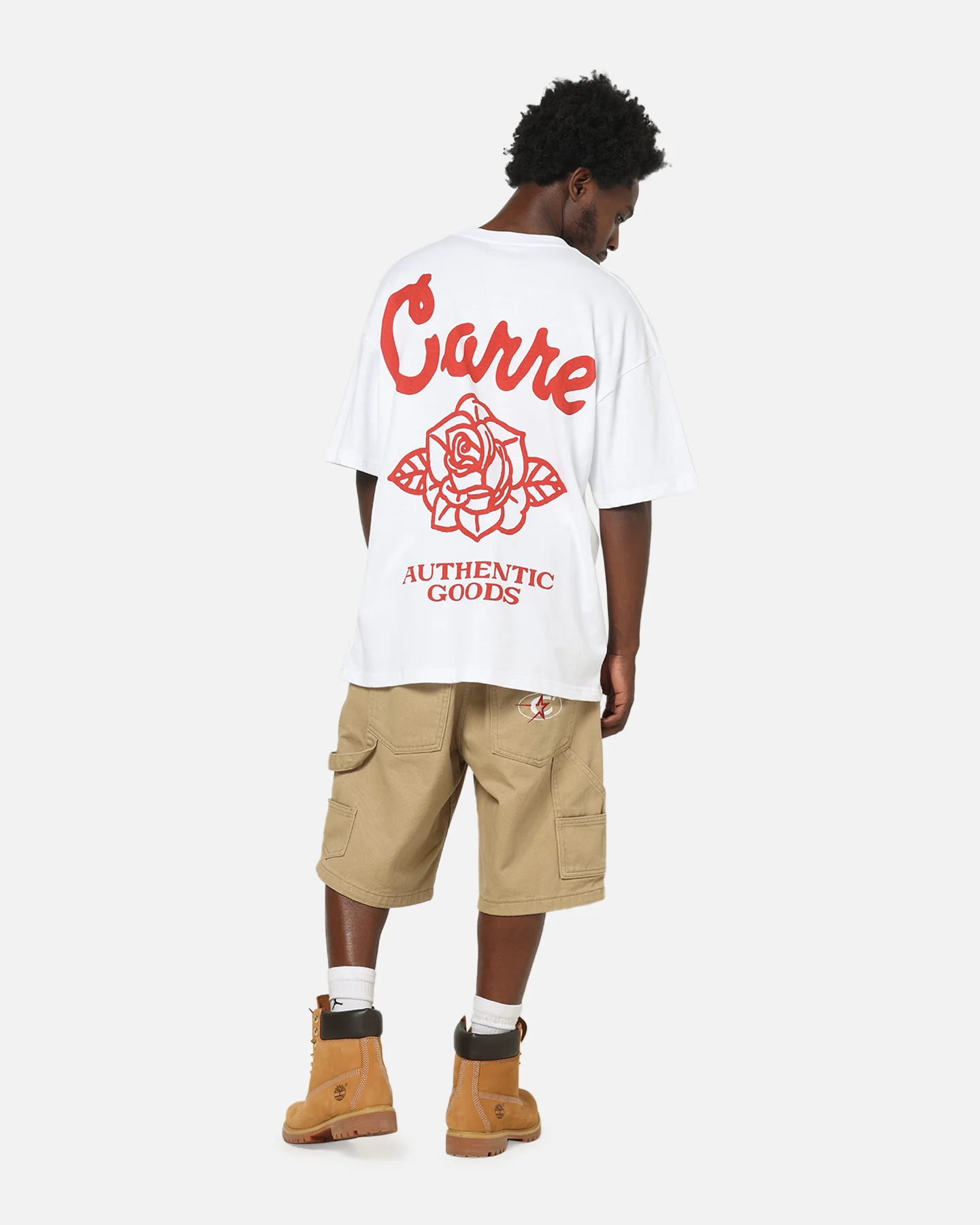 Carre Collective T-Shirt White/Red - Image 3