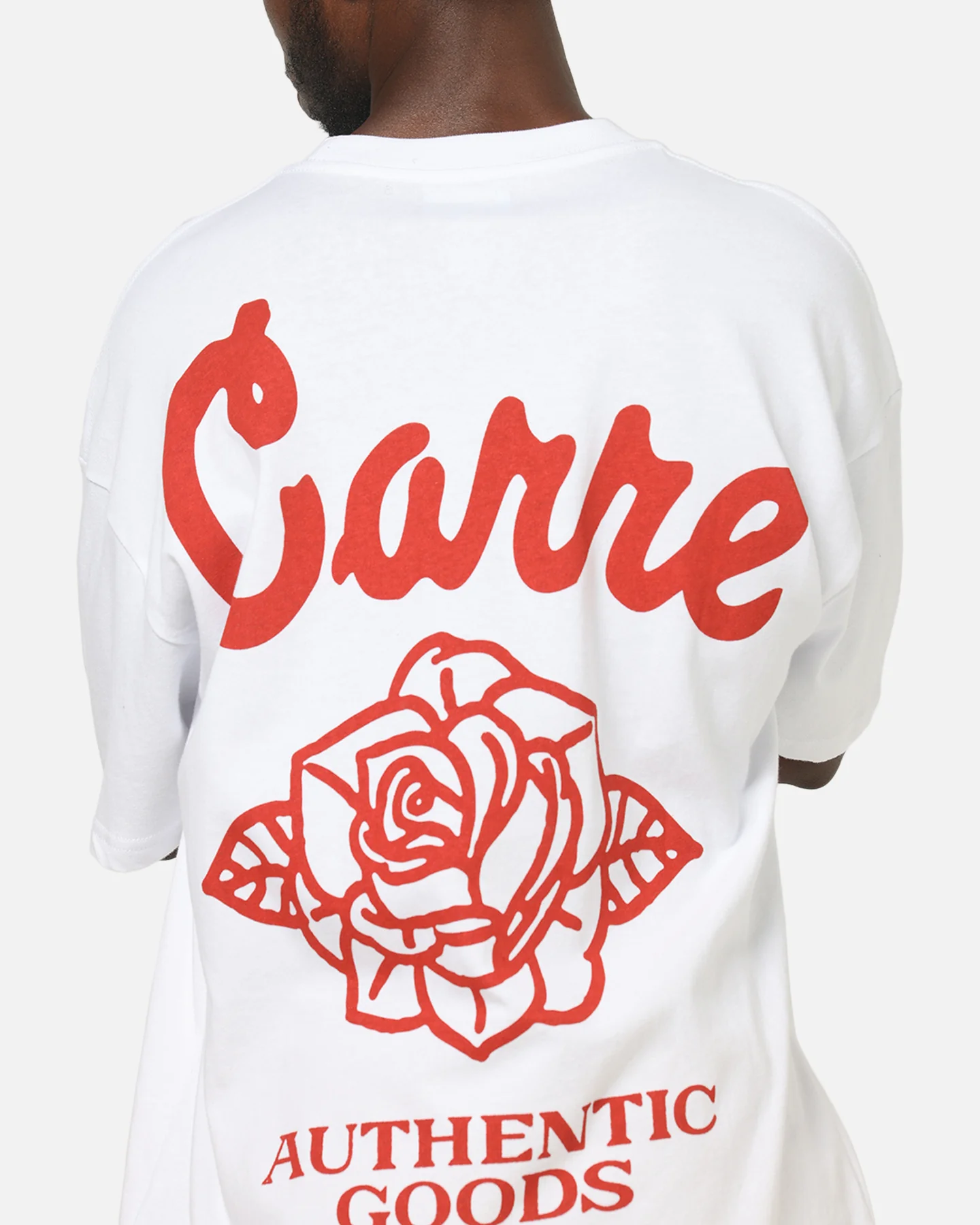 Carre Collective T-Shirt White/Red - Image 7