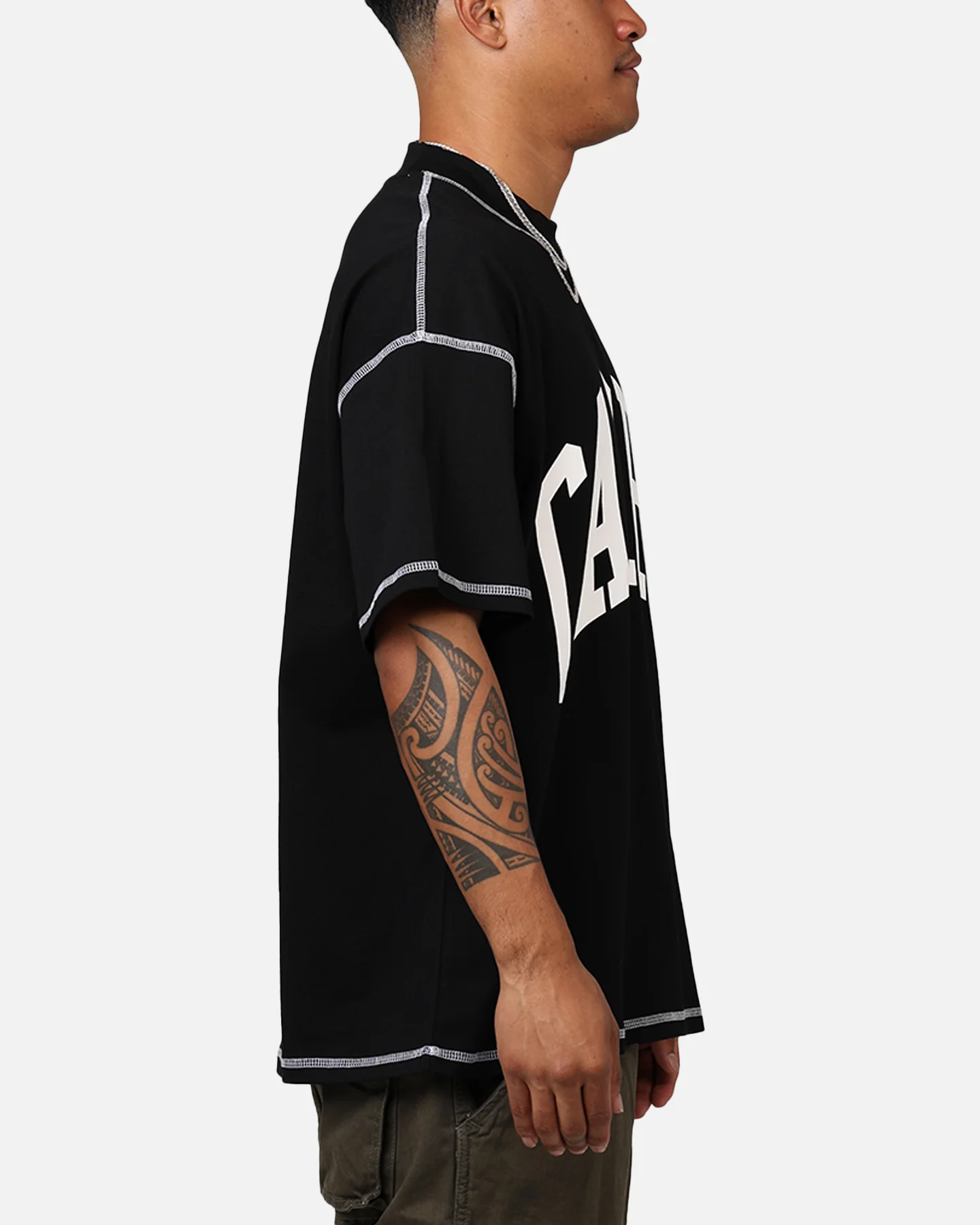 Carre Con-Arch Oversized T-Shirt Black - Image 4
