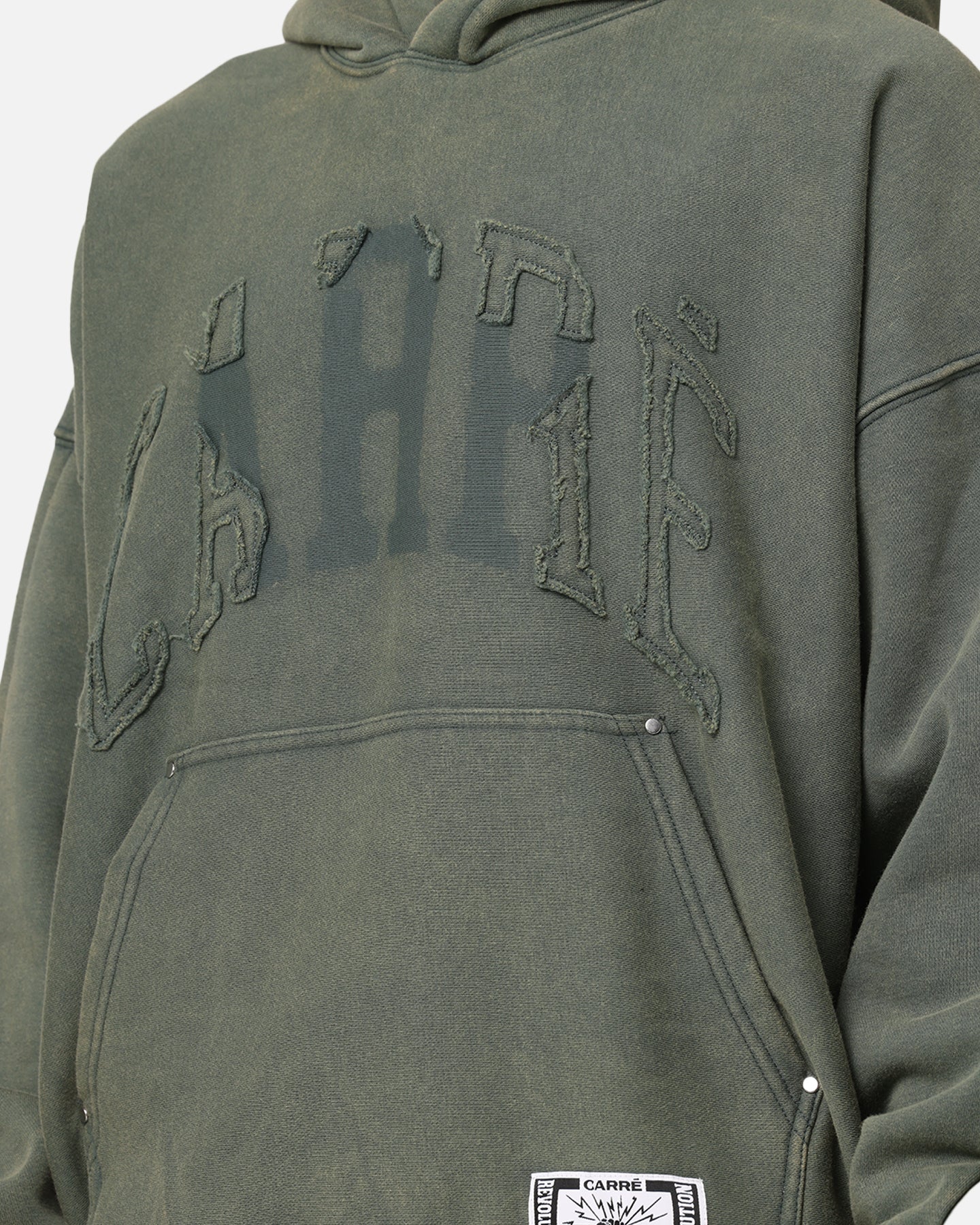 Carre Con-Star Hoodie Rinsed Moss Green - Image 8