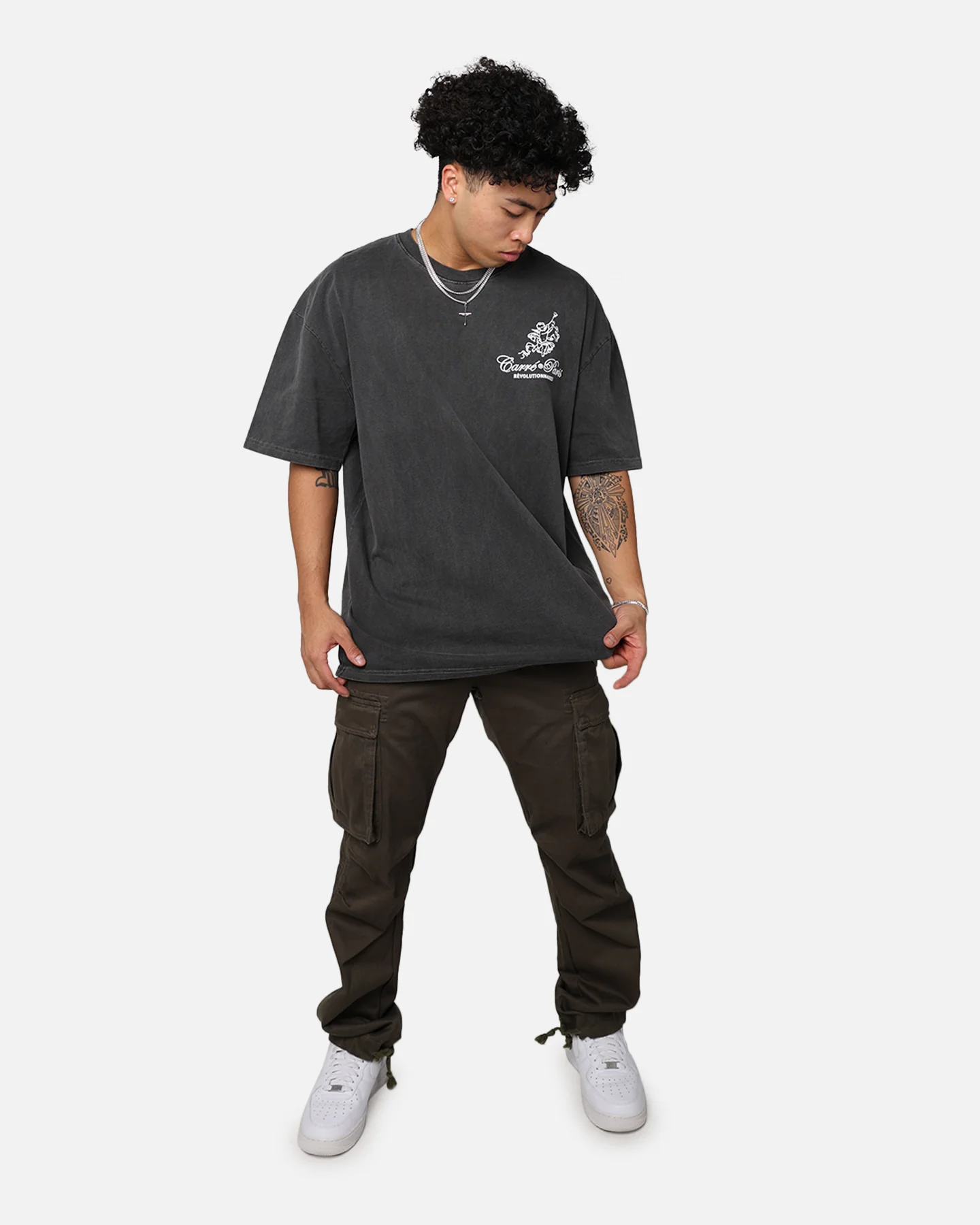 Carre Cupid T-Shirt Black Wash - Image 3