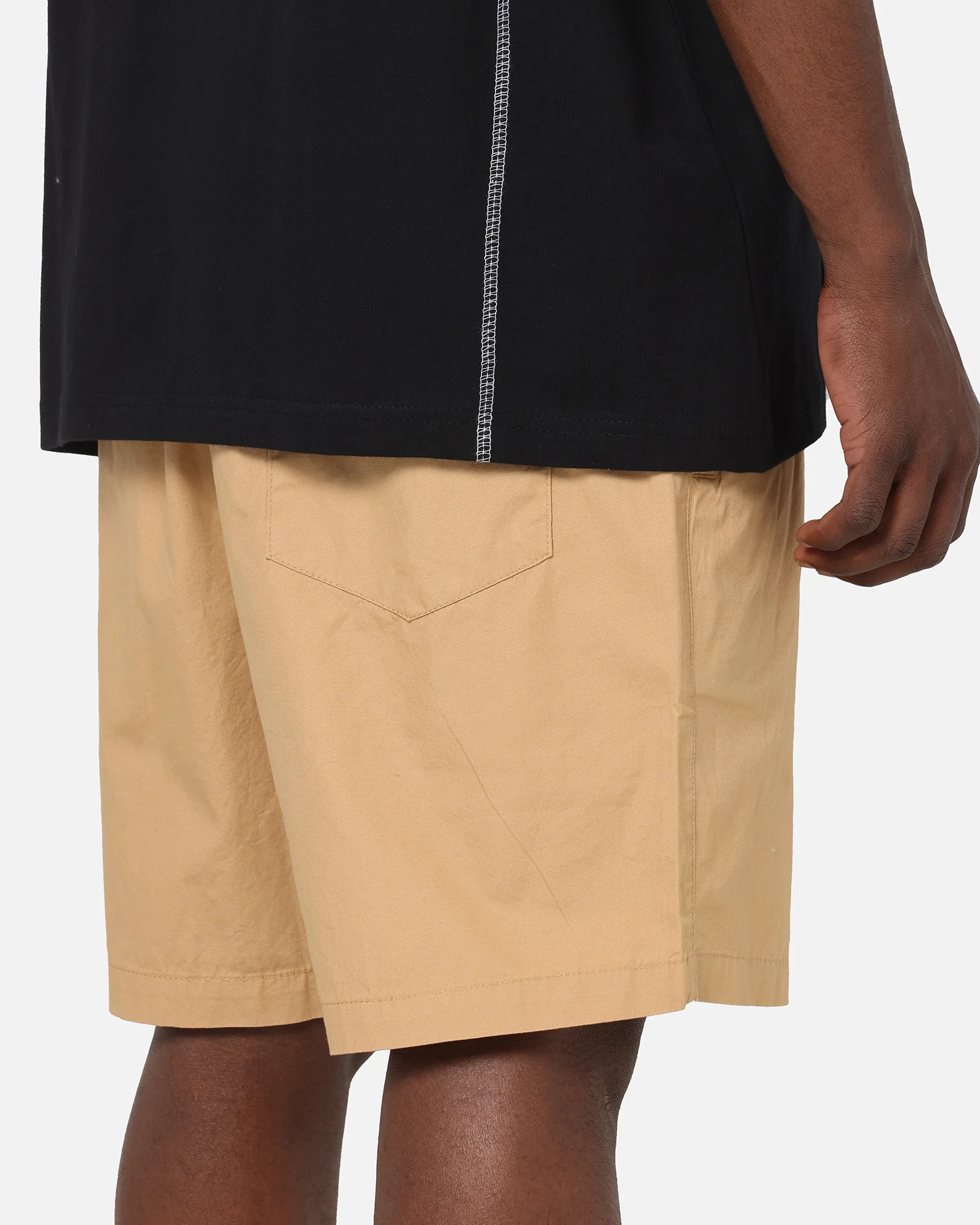 Carre Da Script Beach Shorts Tan - Image 4