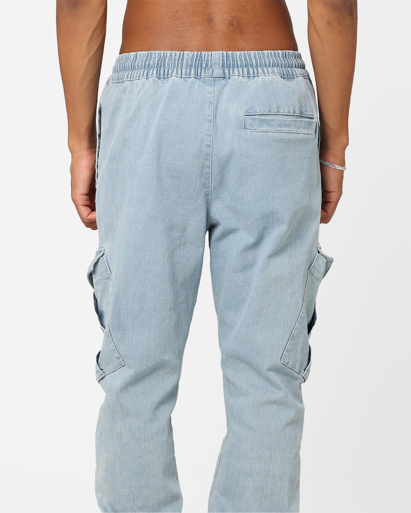 Carre Denim Base Cargo Jogger Superwash Blue - Image 8