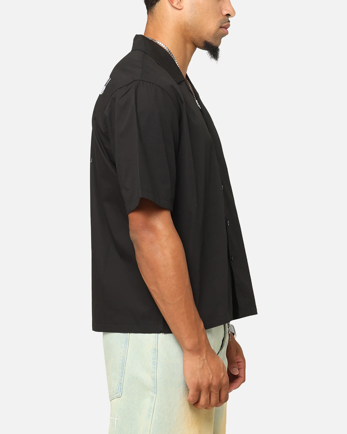 Carre Dice Club Button Up Shirt Black - Image 5