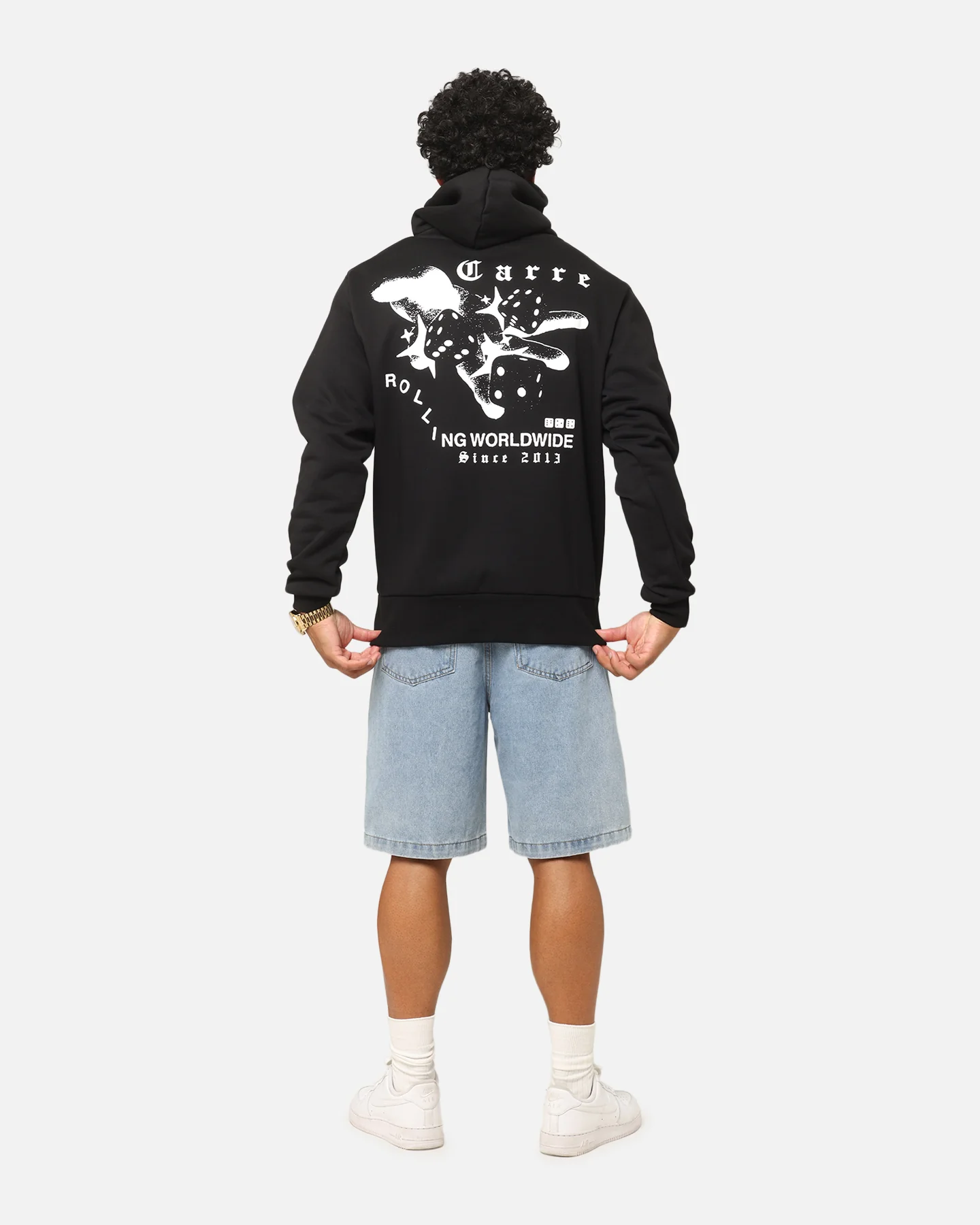 Carre Dice Club Hoodie Black - Image 3