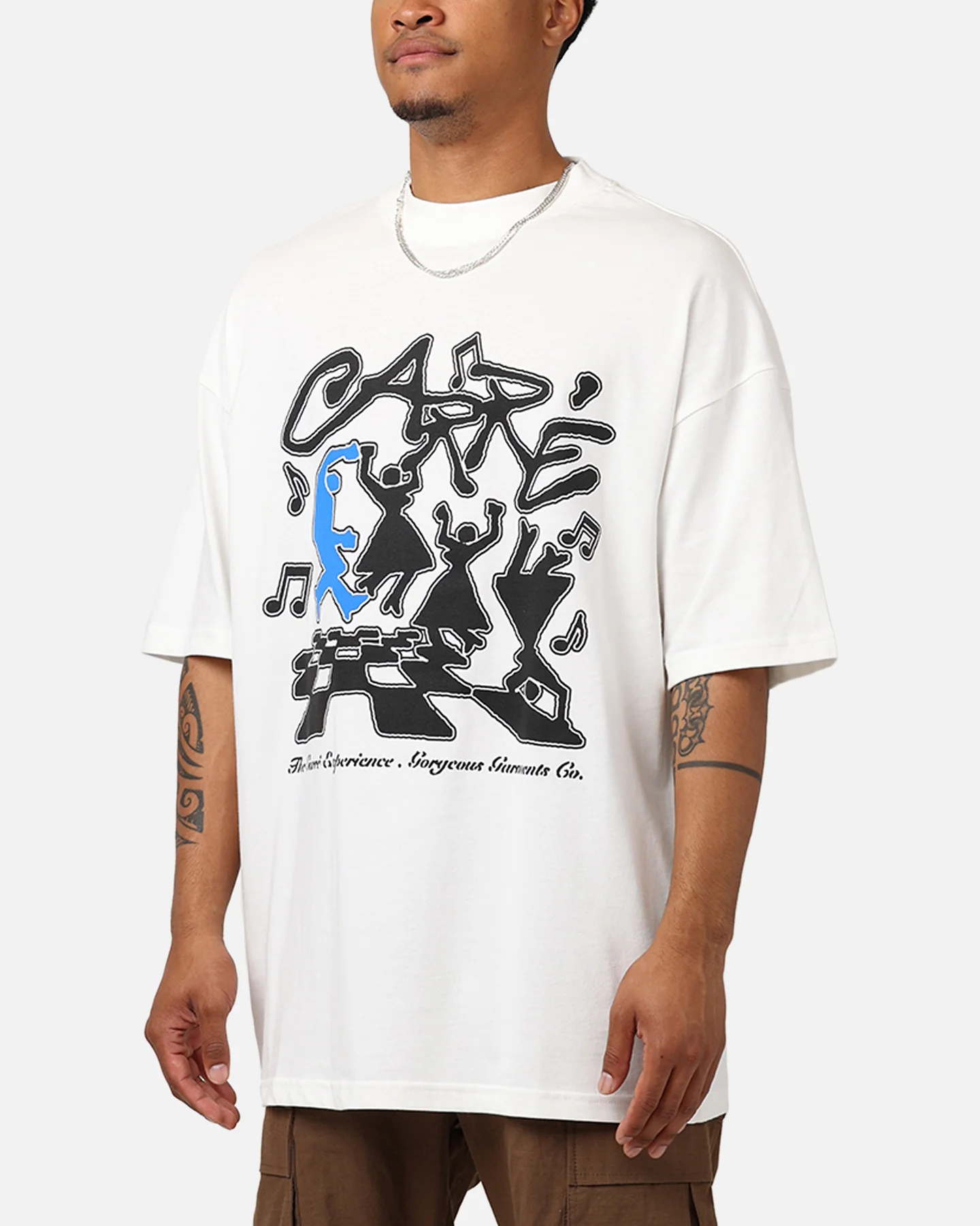 Carré Dinner Party Oversized T-Shirt Off White - Image 7