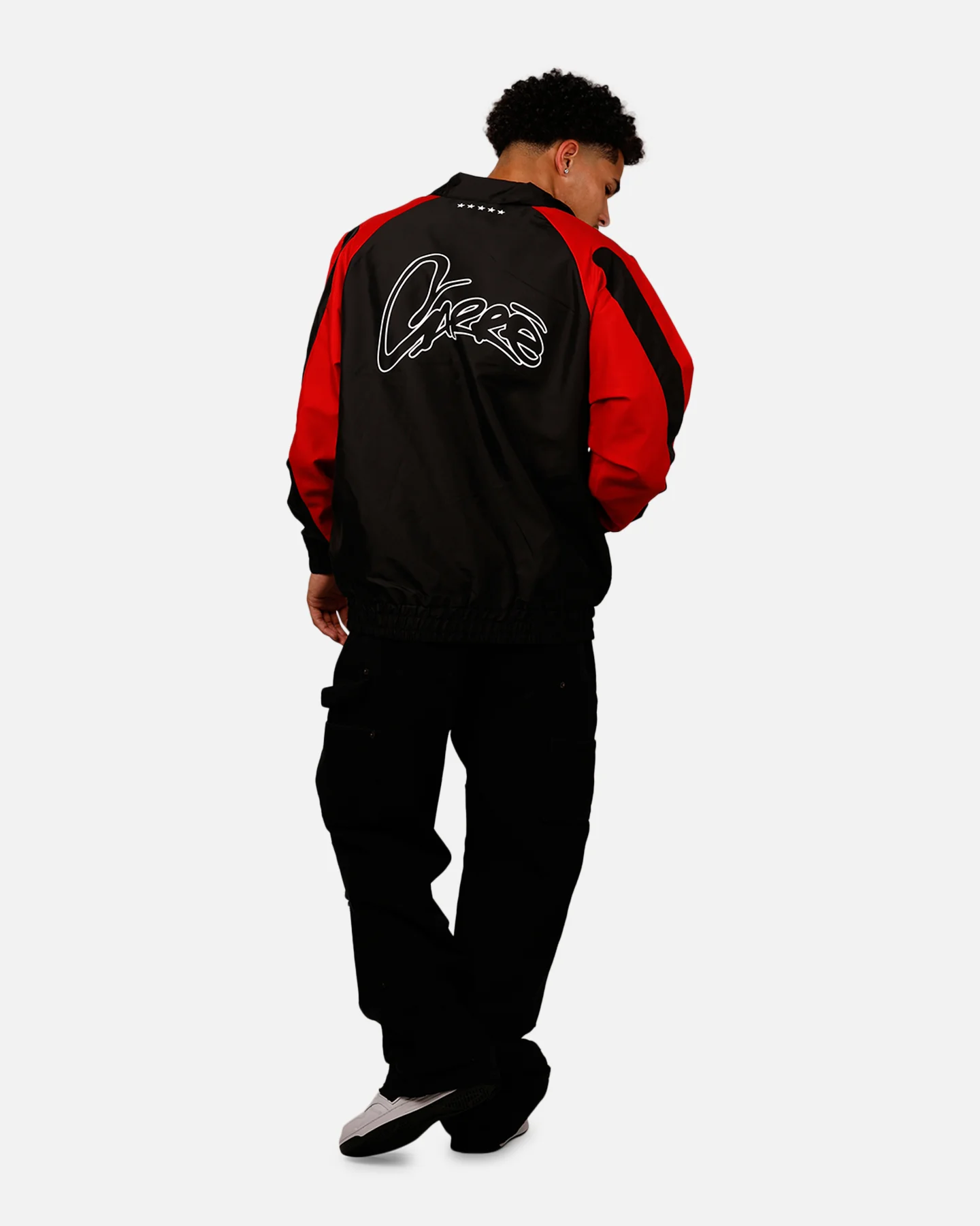 Carre Empire Panelled Jacket Black/Red - Image 6