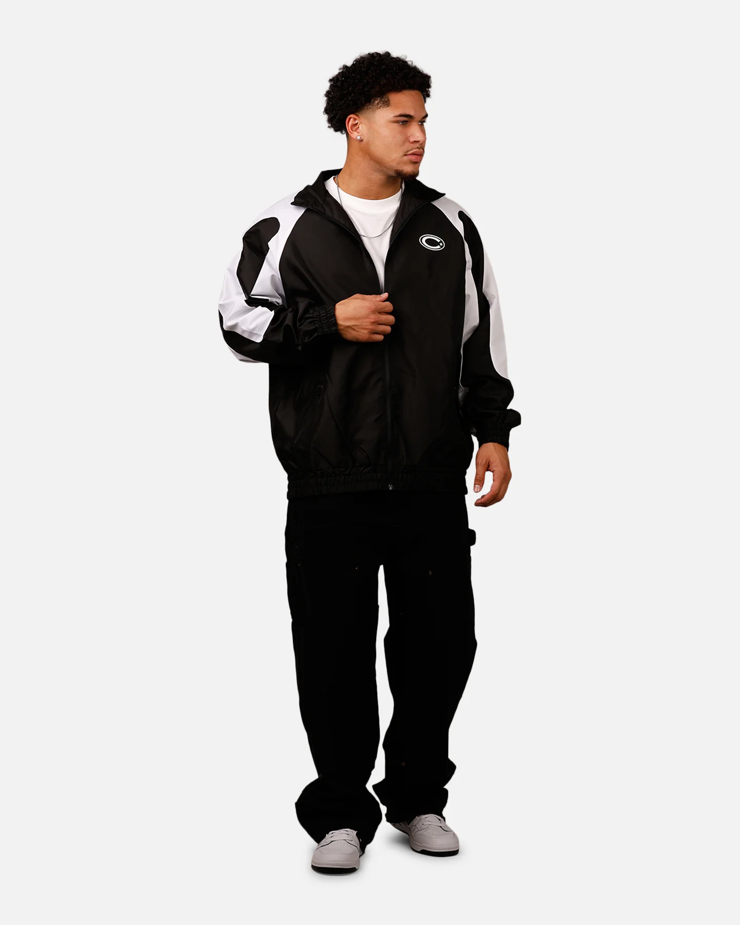 Carre Empire Panelled Jacket Black/White - Image 3