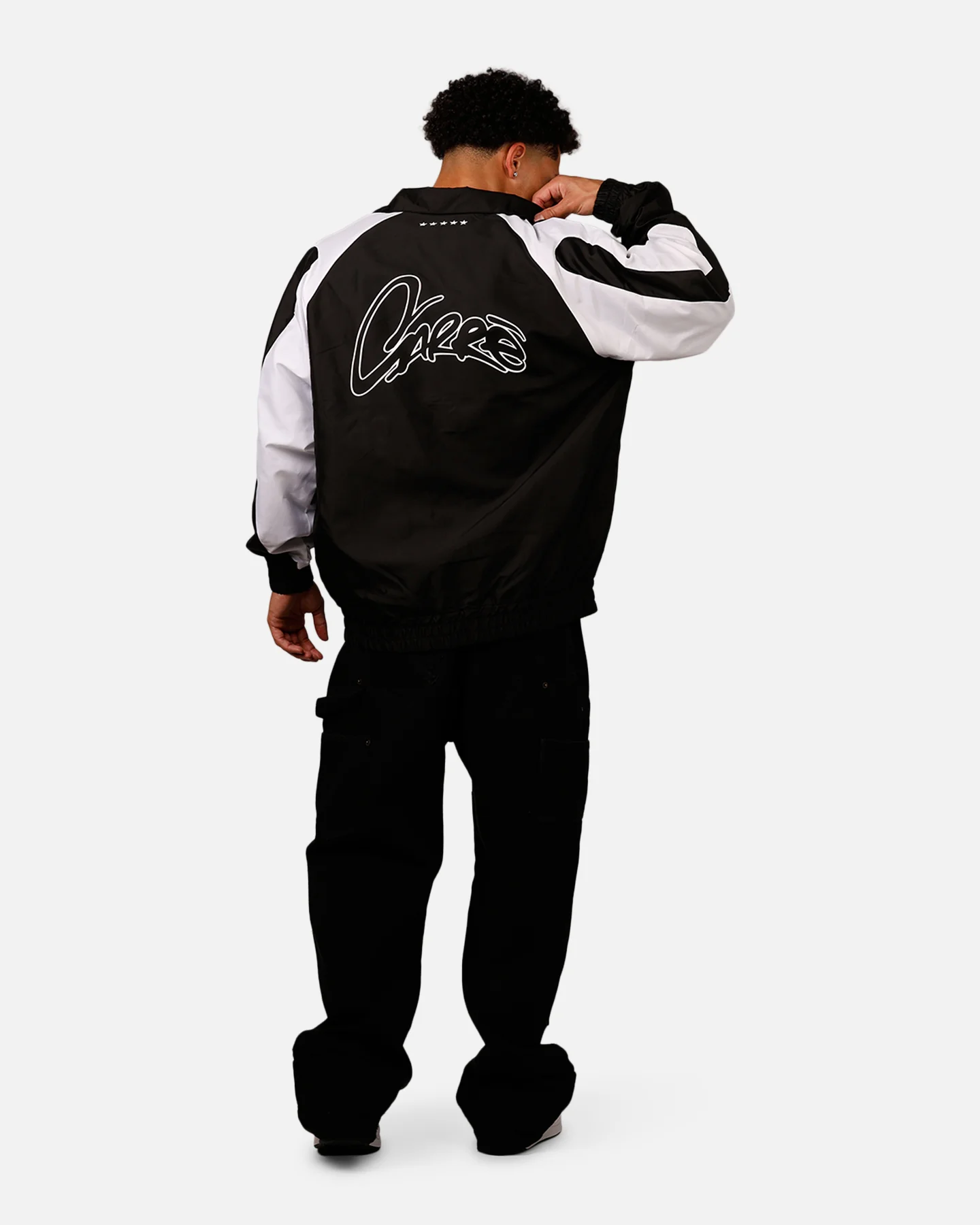 Carre Empire Panelled Jacket Black/White - Image 6