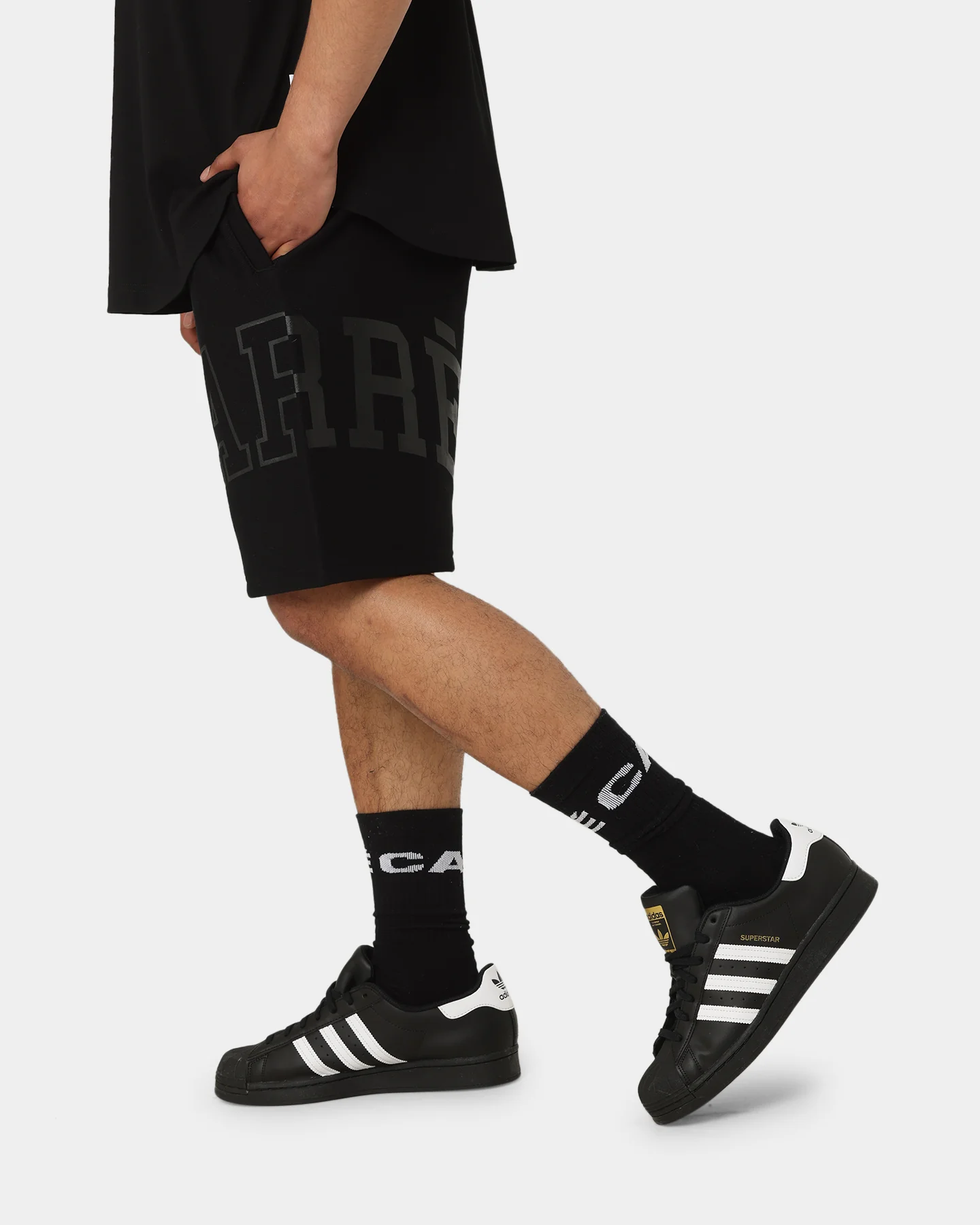 Carré Enorme Sweat Shorts Black/Black - Image 6