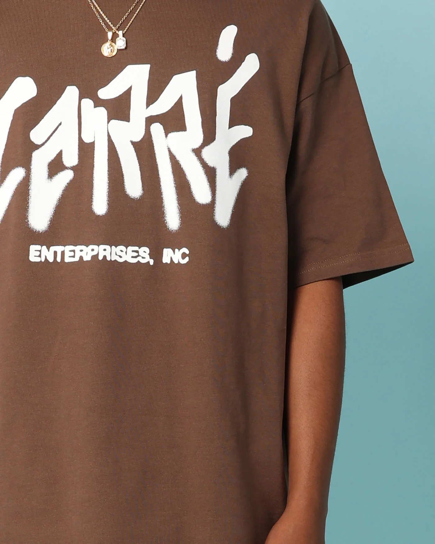 Carré Enterprise Oversized T-Shirt Brown - Image 6