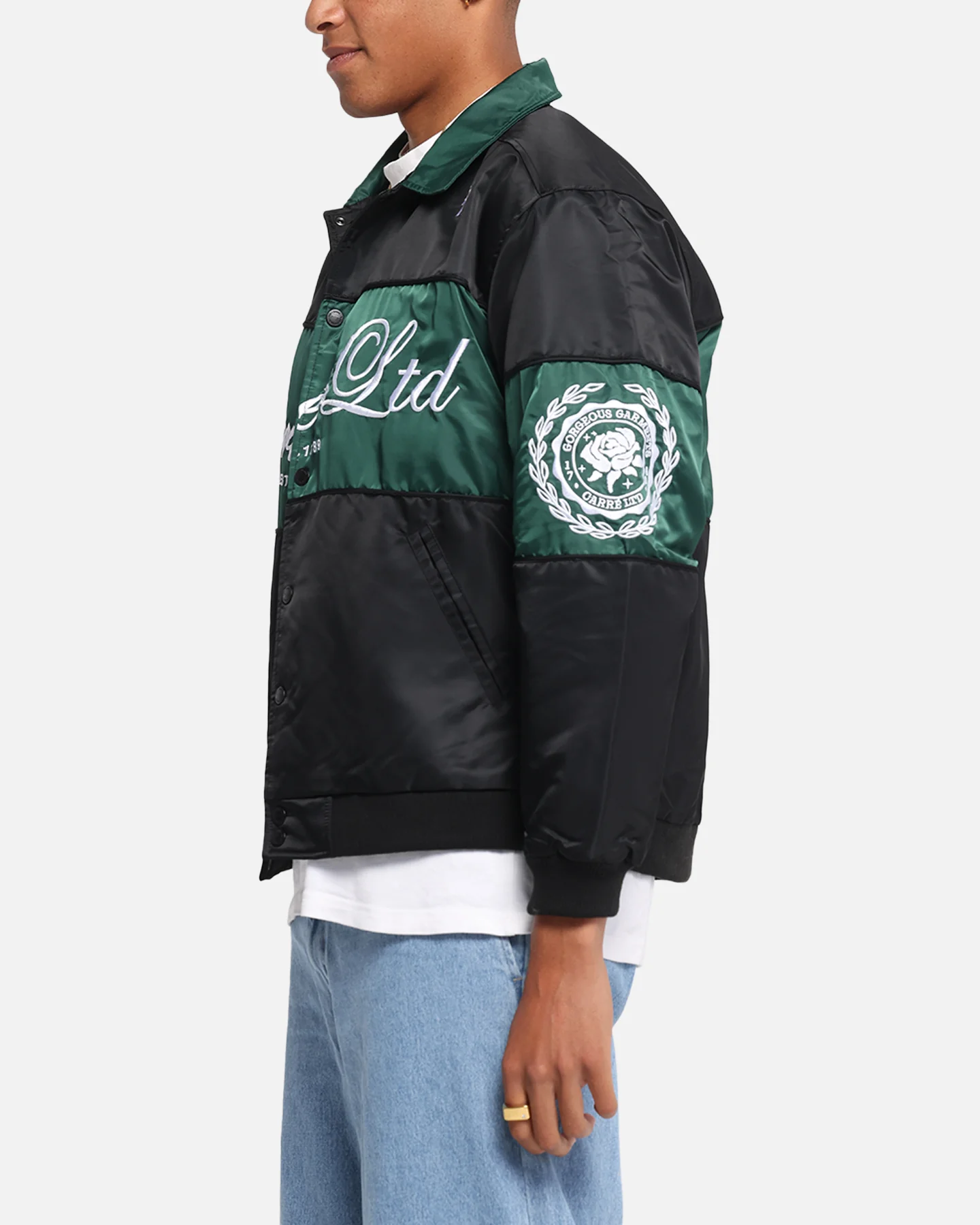 Carre Established Jacket Black/Green - Image 5