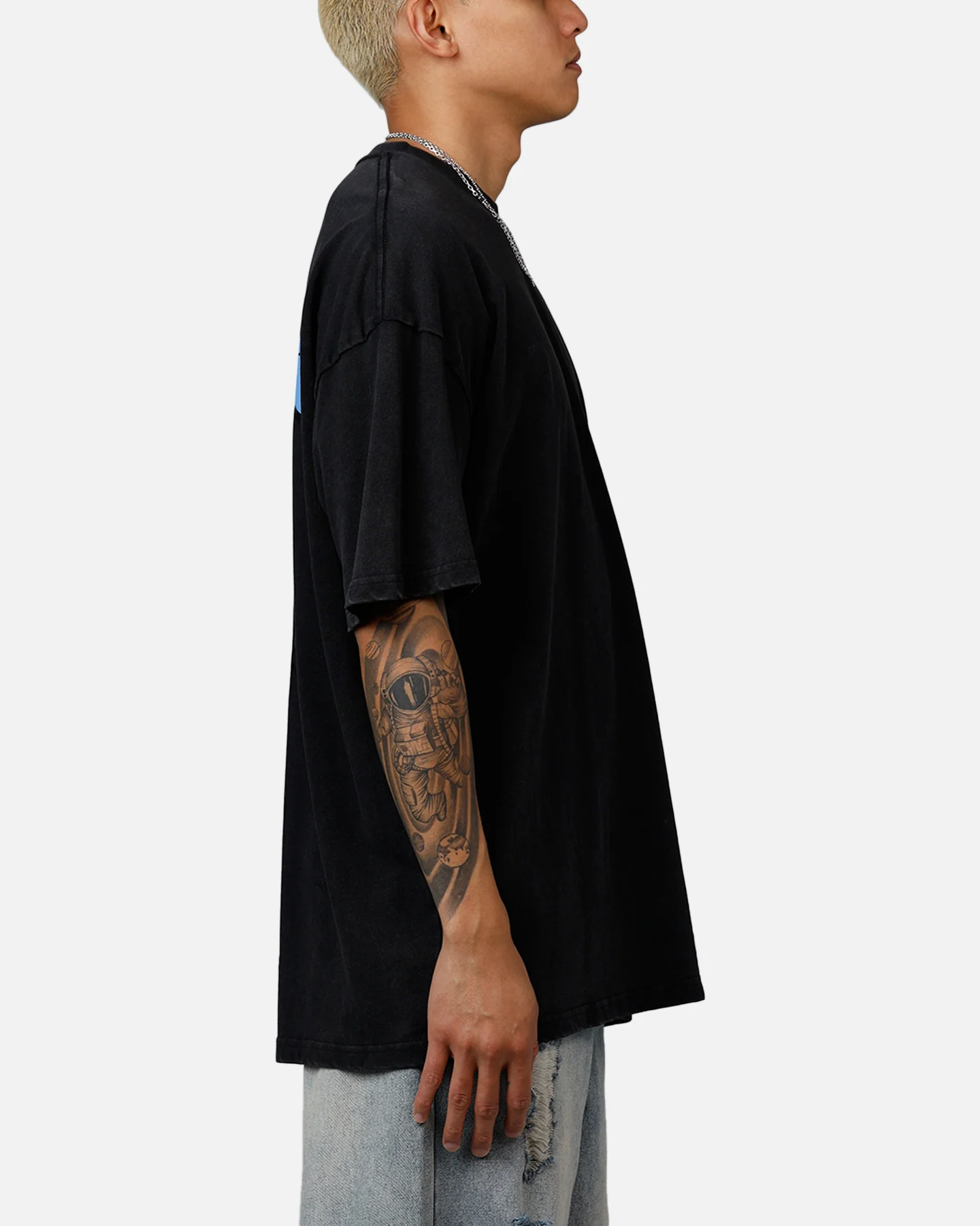 Carre Experience Oversized T-Shirt Black Wash - Image 4