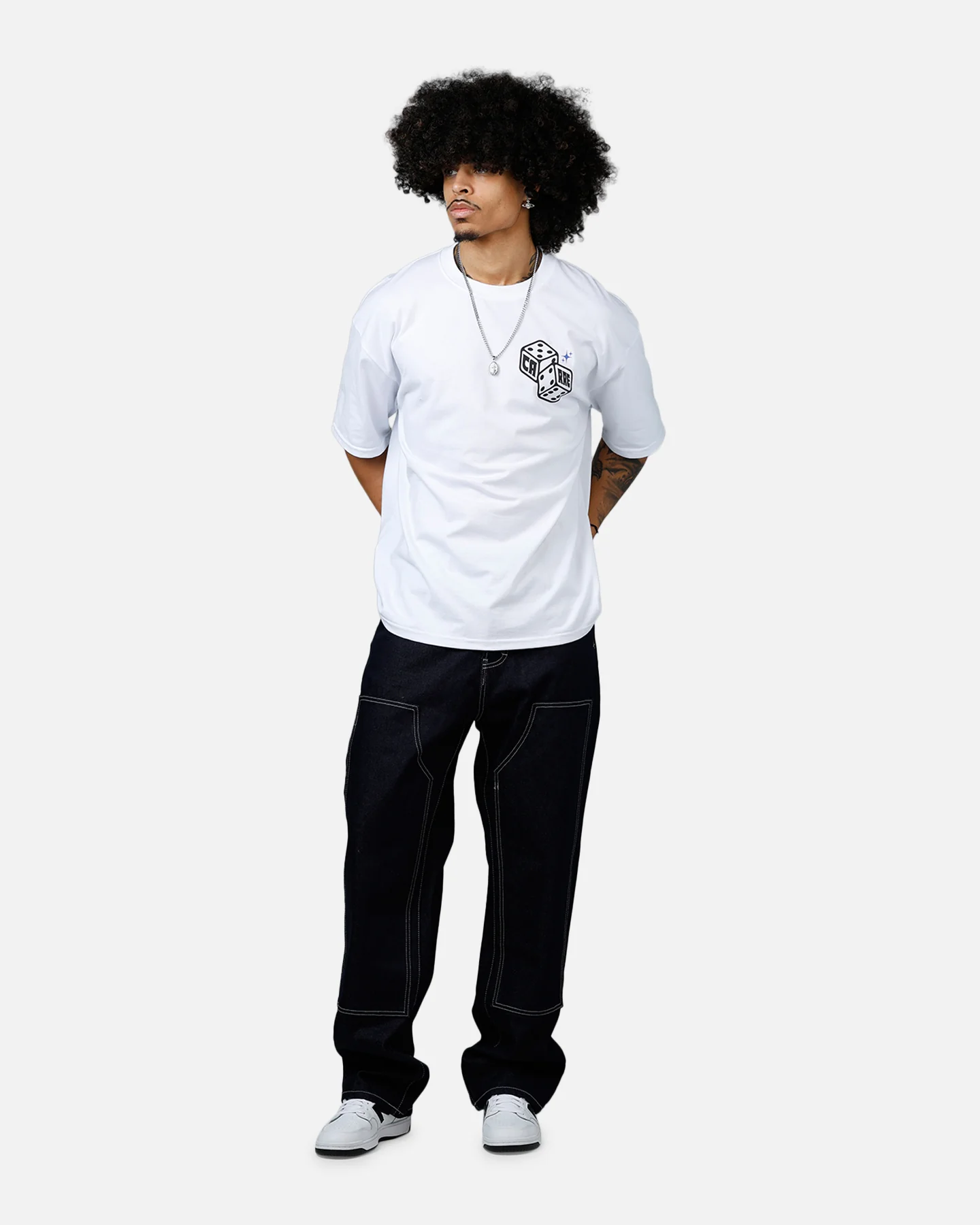 Carre Feeling Lucky T-Shirt White - Image 3