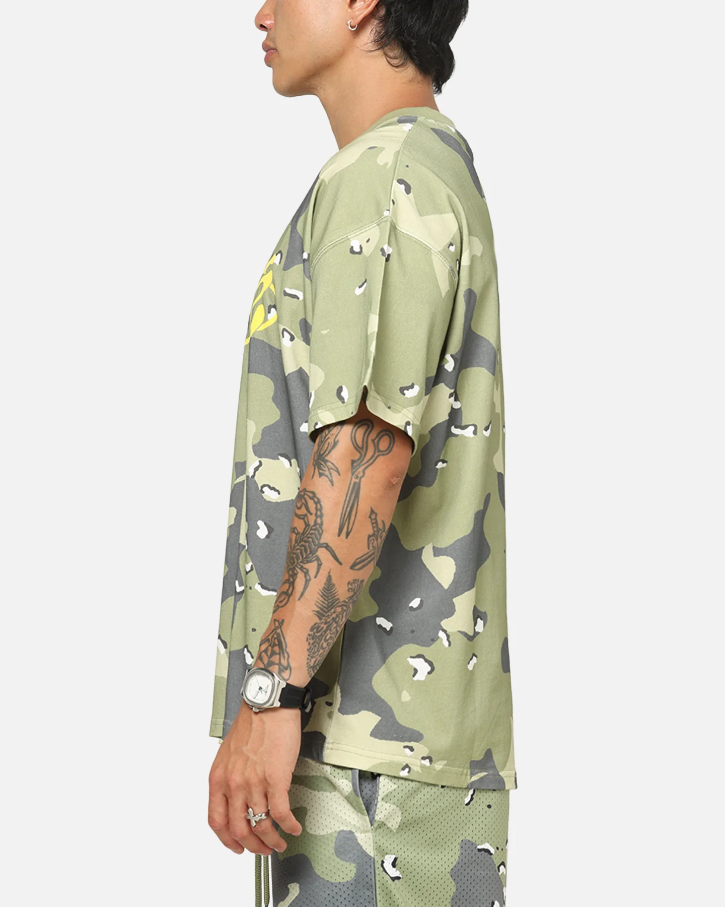 Carre Field Issue T-Shirt Green Camo - Image 5