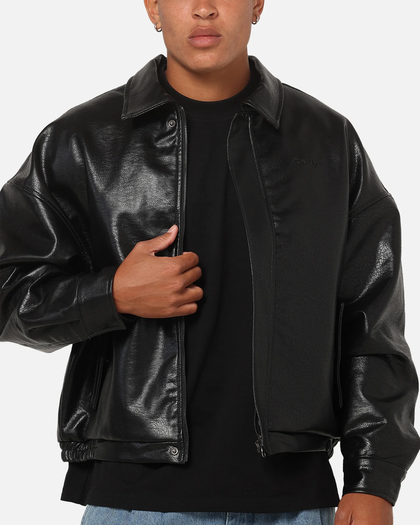 Carre Flight Bomber Jacket Black - Image 6