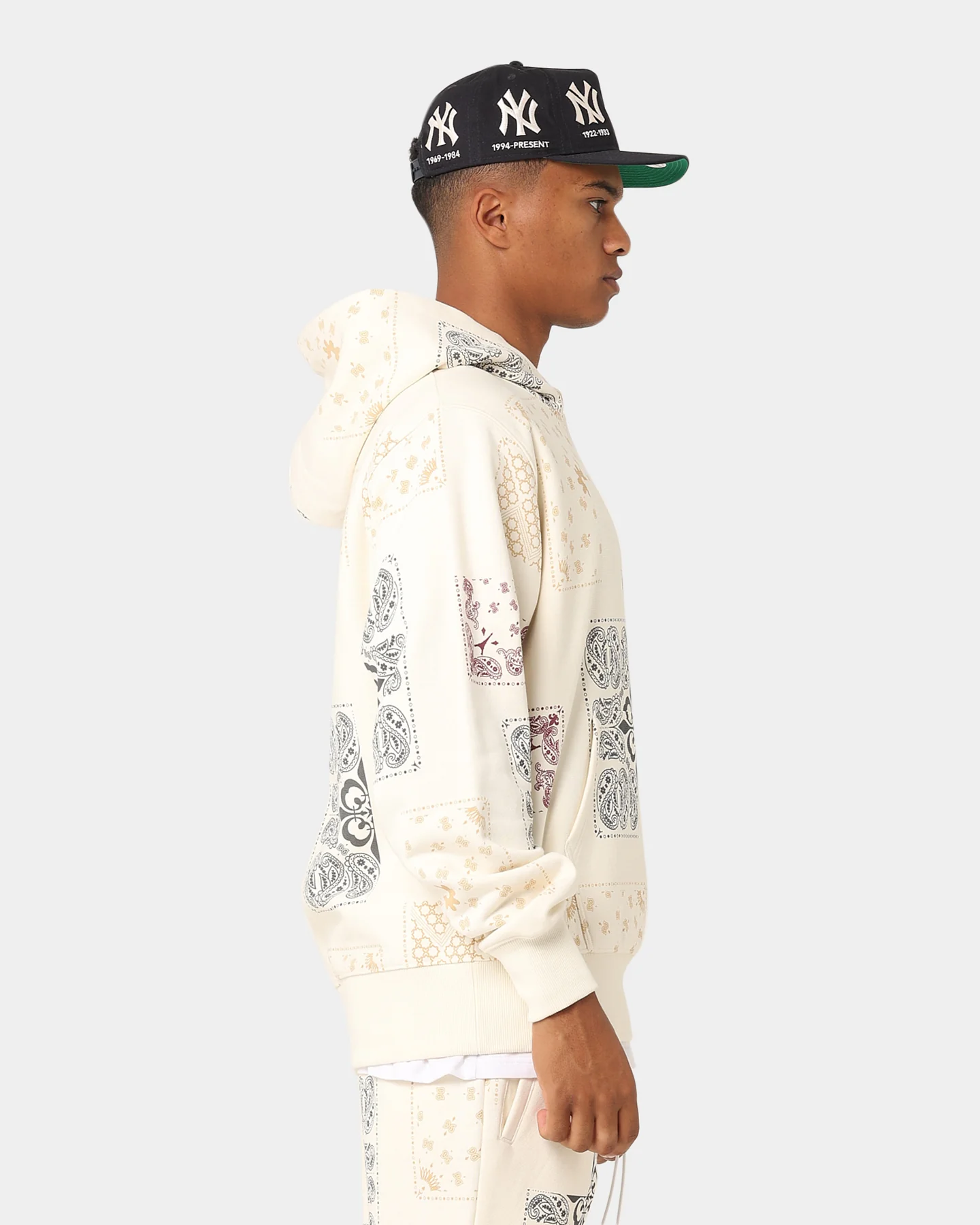 Carre Fragment Paisley Hoodie Off White - Image 7