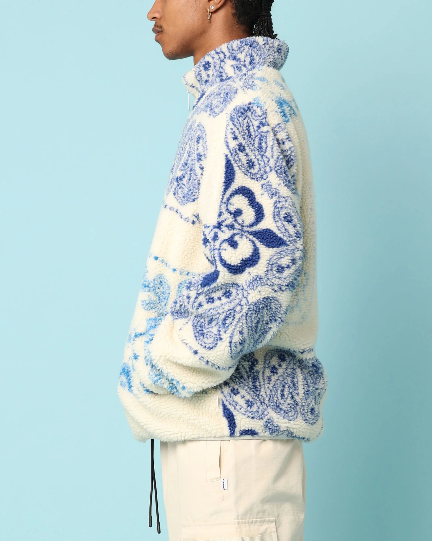Carré Fragment Reversible Jacket Light Blue Denim - Image 9