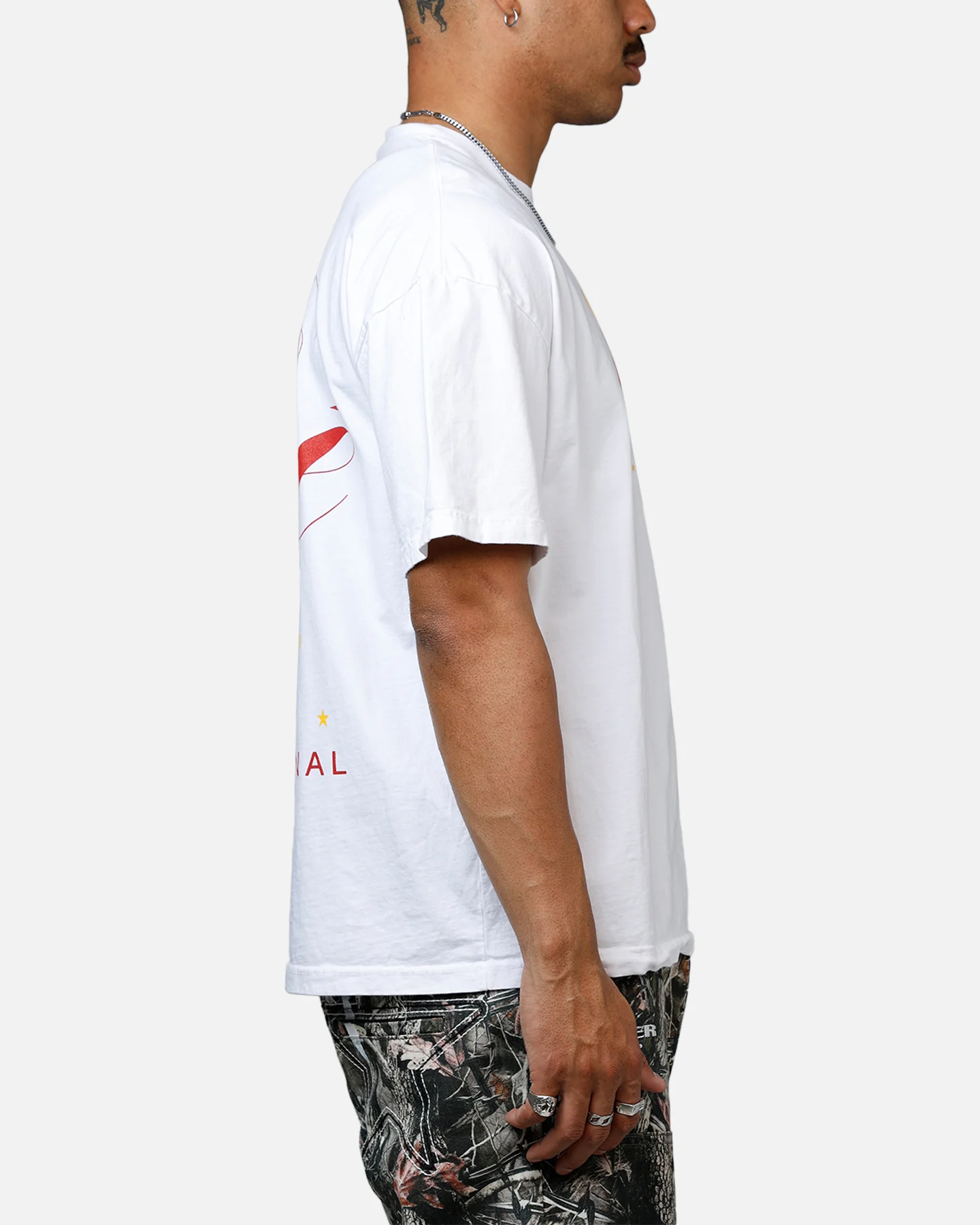 Carre Golden Scale Heavyweight T-Shirt White - Image 4