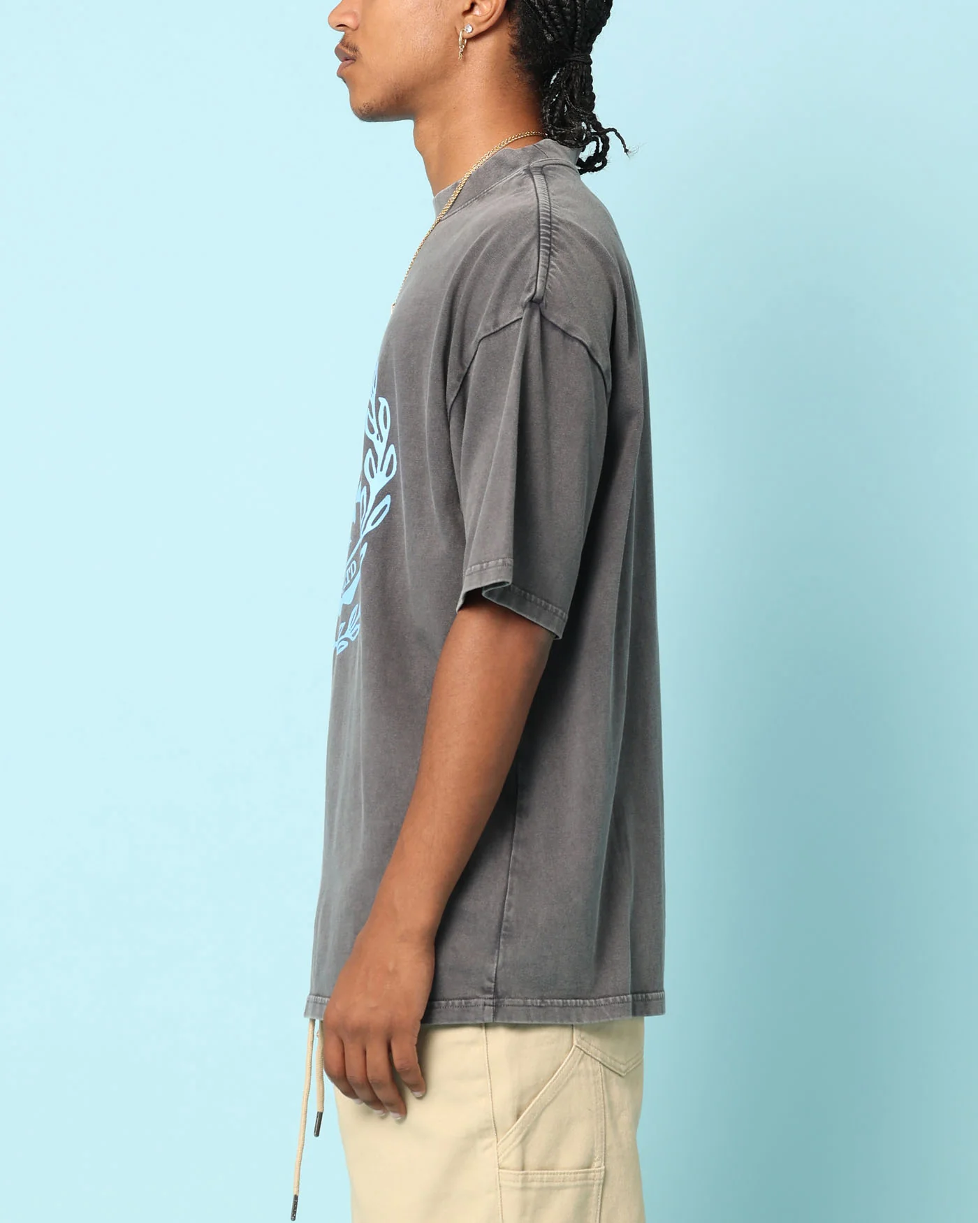 Carré Gorgeous Oversized T-Shirt Washed Charcoal - Image 5