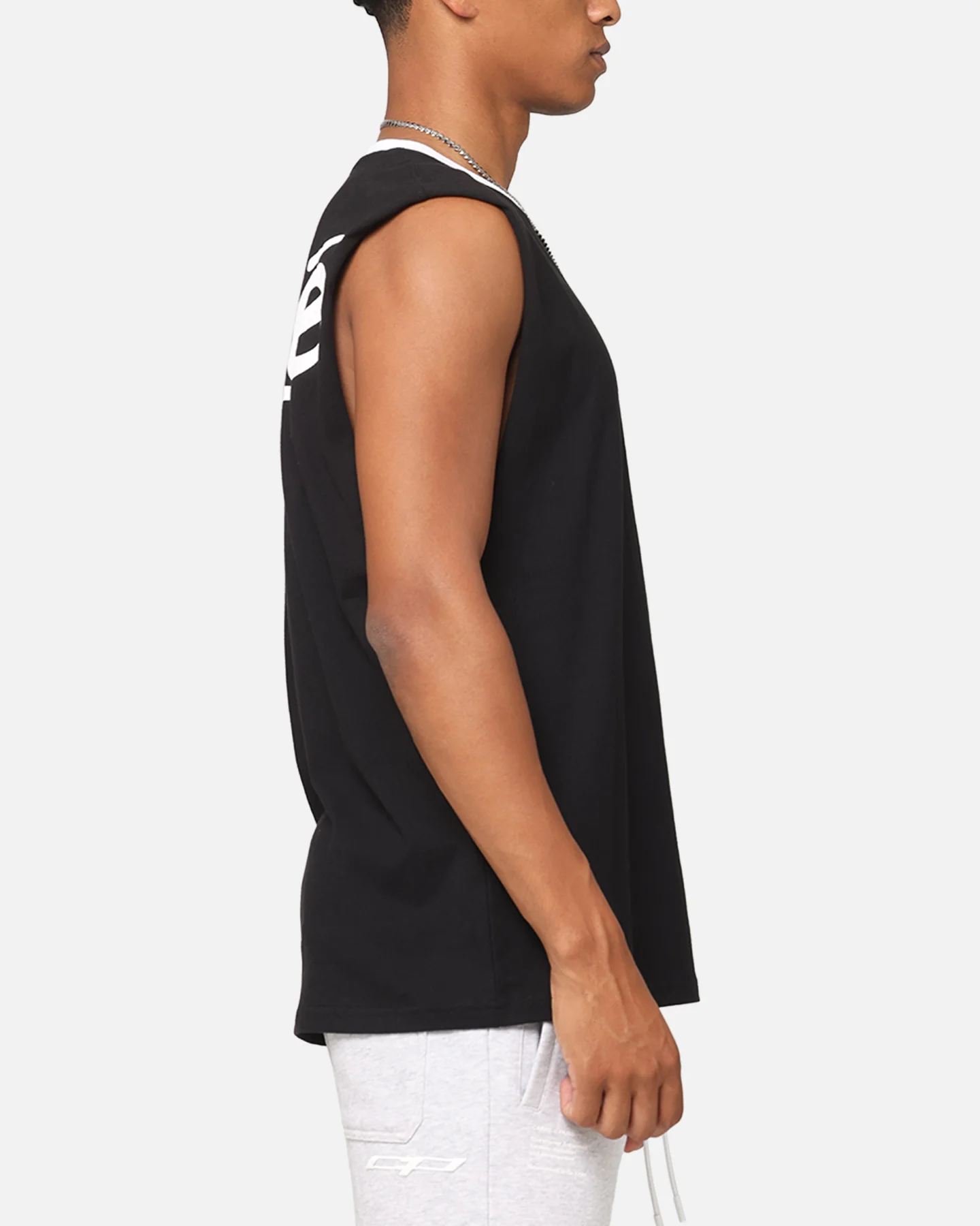 Carre Graffiti Muscle T-Shirt Black - Image 5