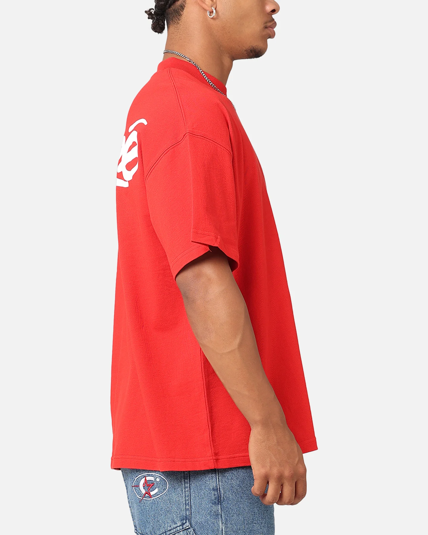 Carre Graffiti T-Shirt Red - Image 5