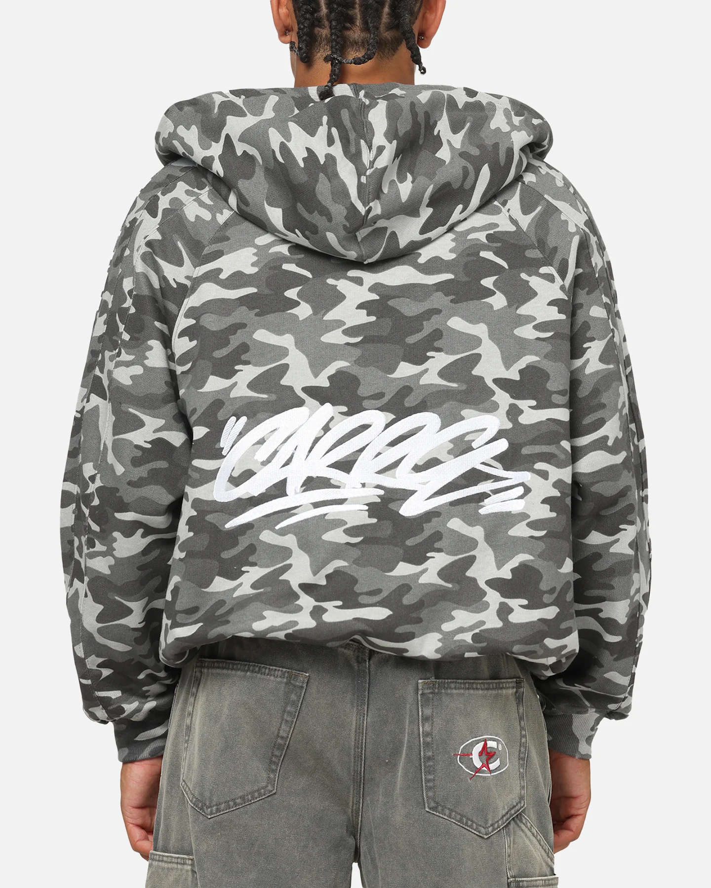 Carre Grit Hoodie Black Camo - Image 2