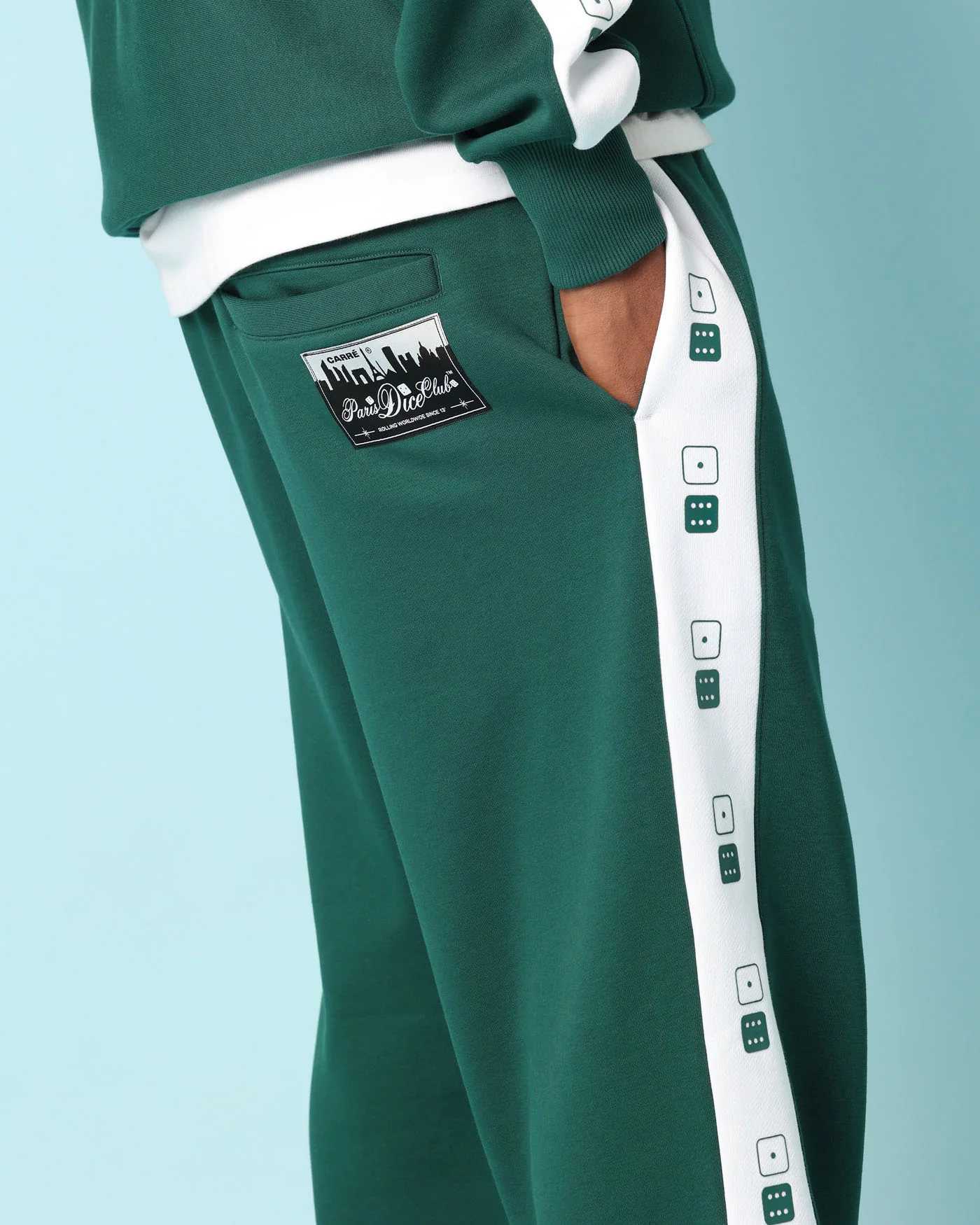 Carré High Roller Sweatpants Forest Green - Image 3